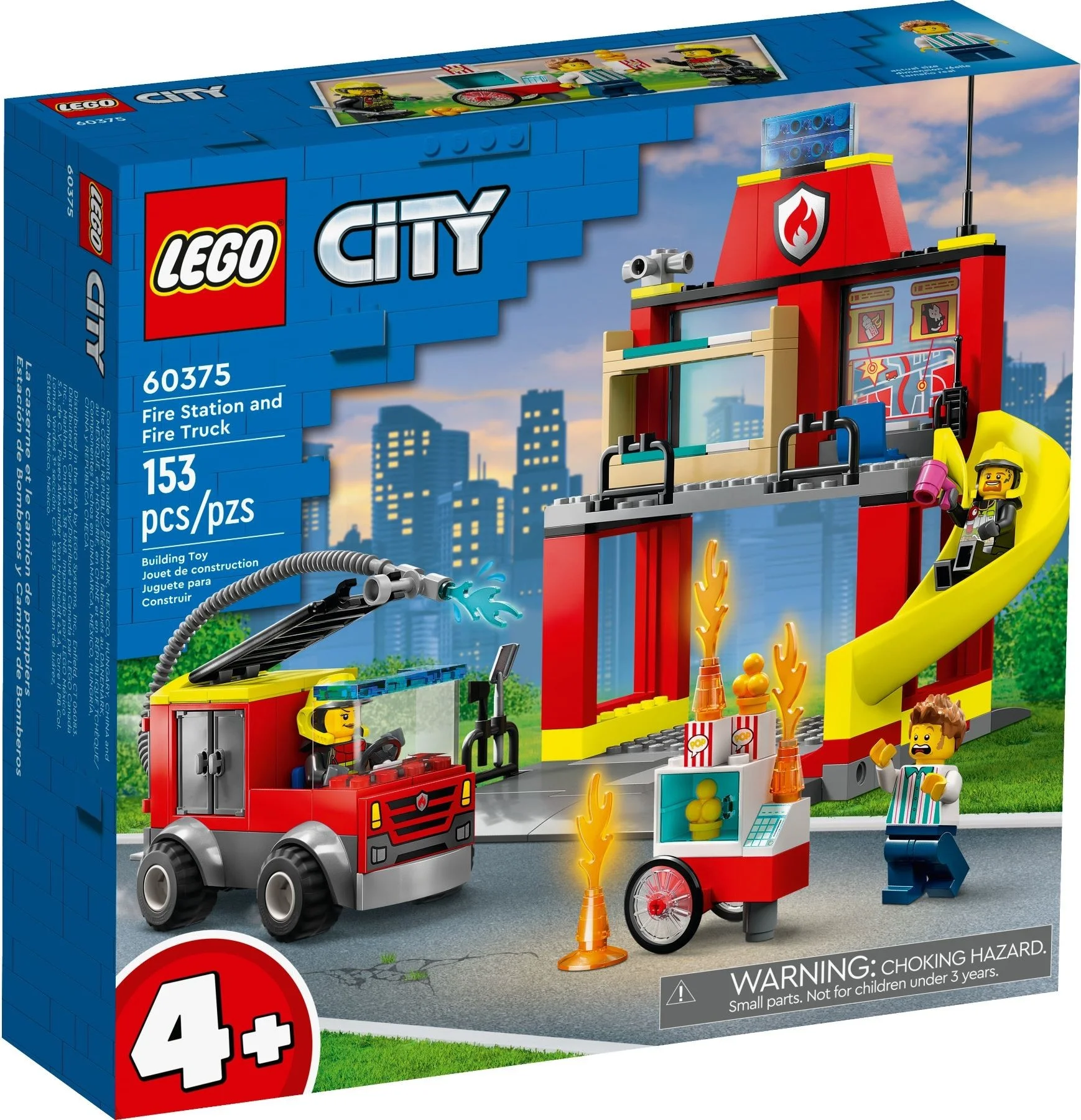 LEGO® 60375 Remiza strażacka i wóz strażacki
