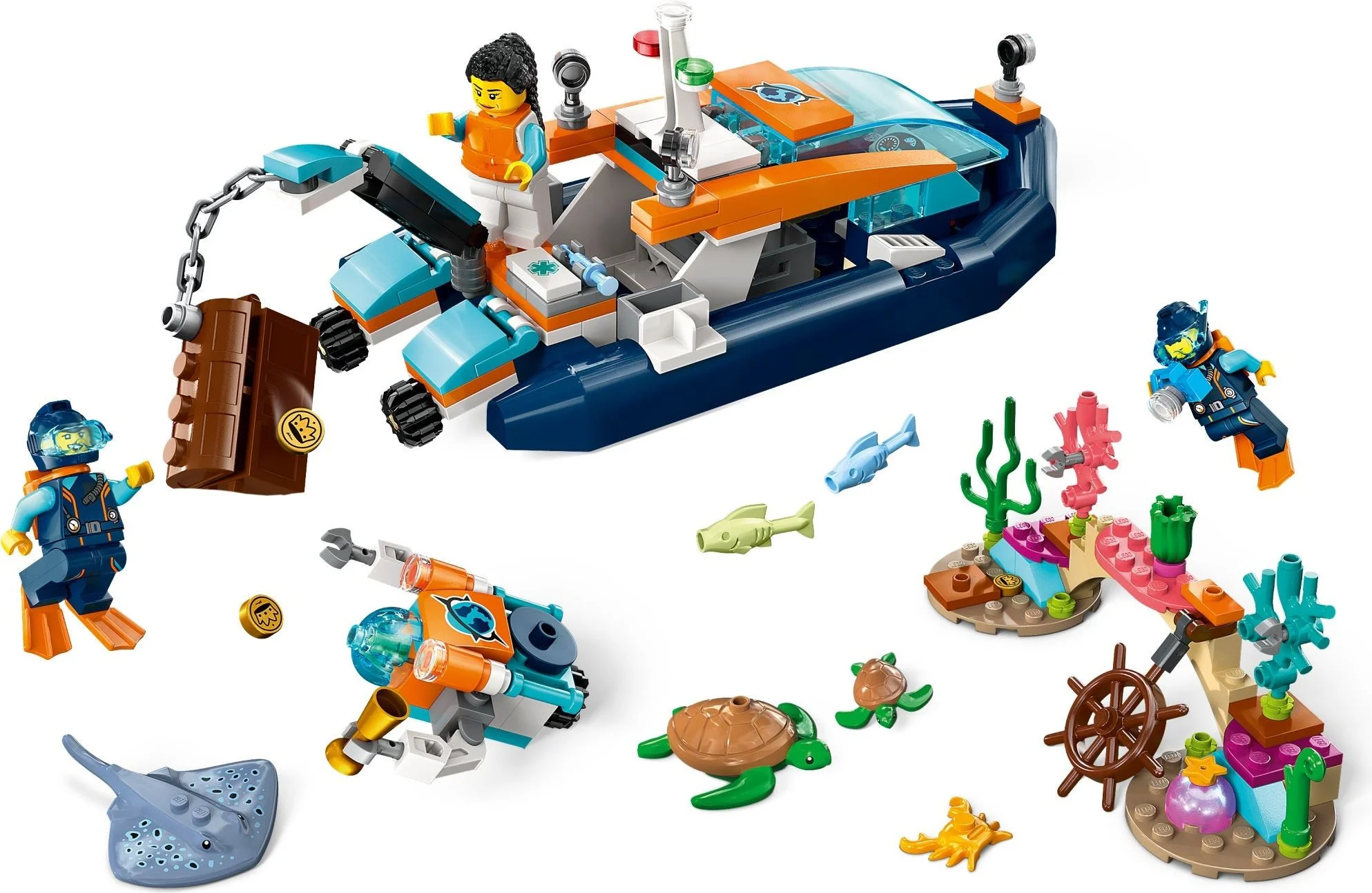 LEGO® 60377 Łódź do nurkowania badacza - zdjęcie 3