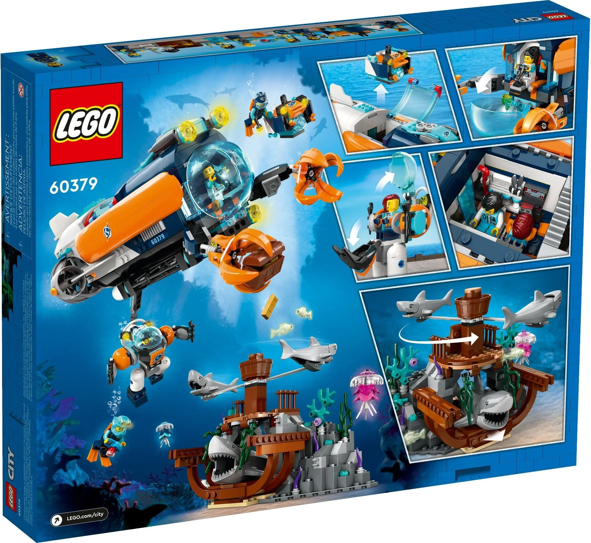 LEGO® 60379 Łódź podwodna badacza dna morskiego - zdjęcie 4