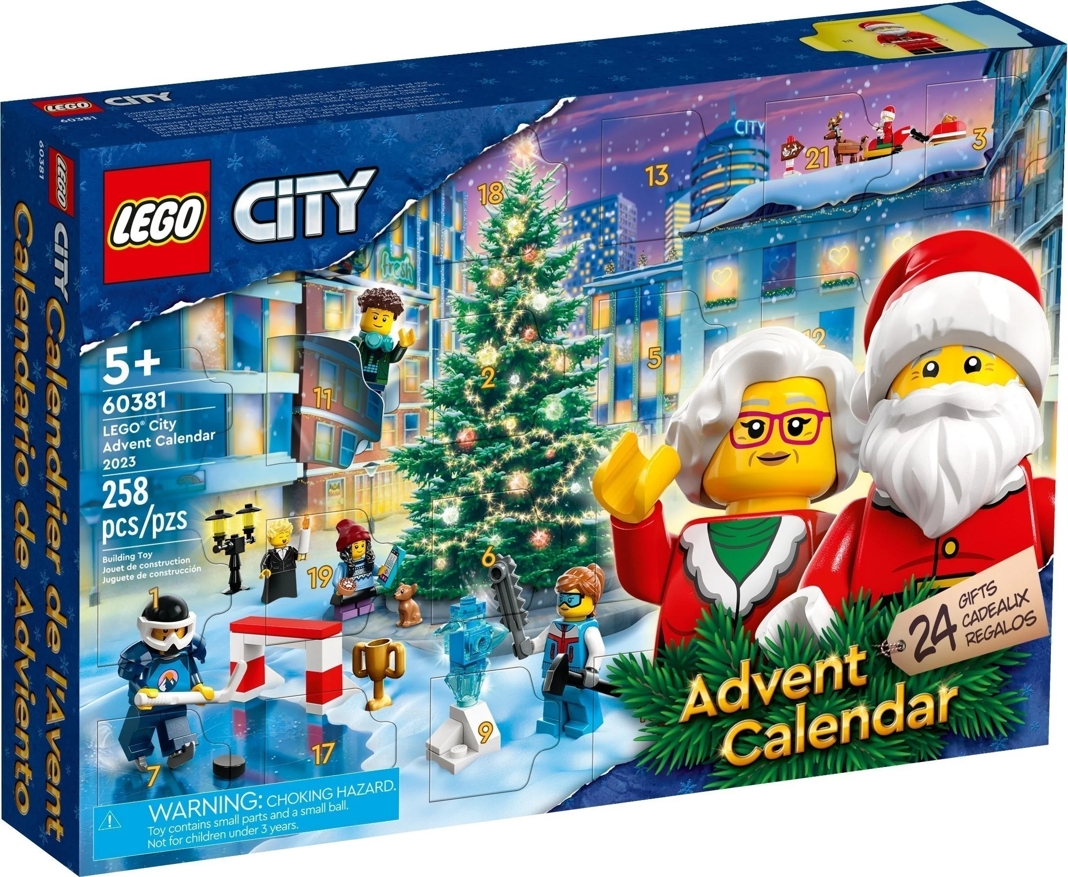 LEGO® 60381 Kalendarz adwentowy świąteczny Lego City 24 niespodzianki! - zdjęcie 2