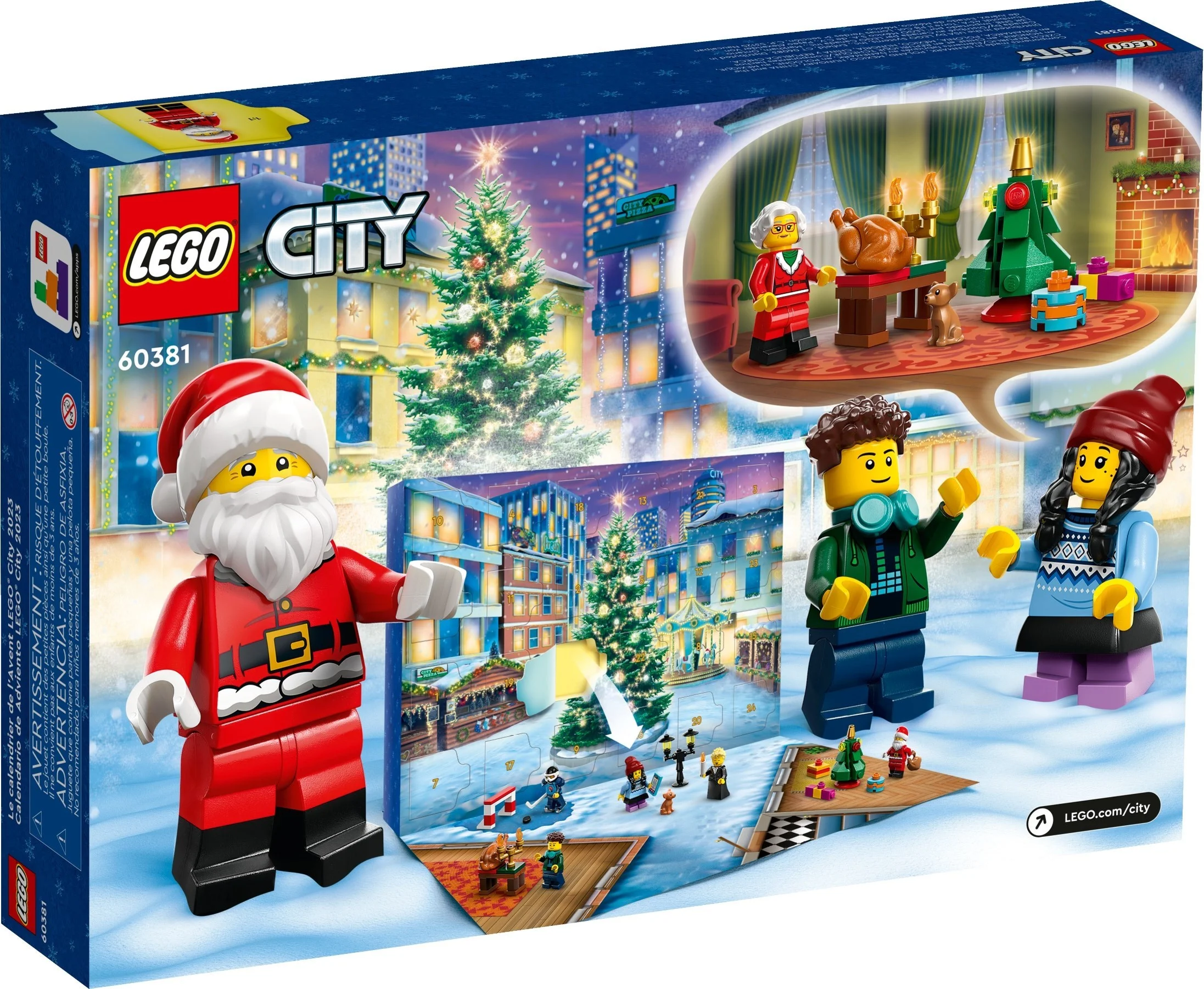 LEGO® 60381 Kalendarz adwentowy świąteczny Lego City 24 niespodzianki! - zdjęcie 3