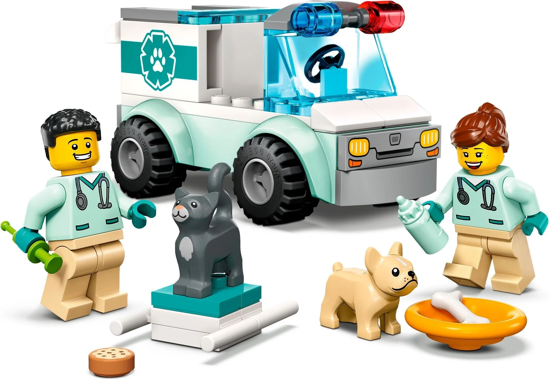 LEGO® 60382 Karetka weterynaryjna Kotek Piesek Karetka Nowe - zdjęcie 3