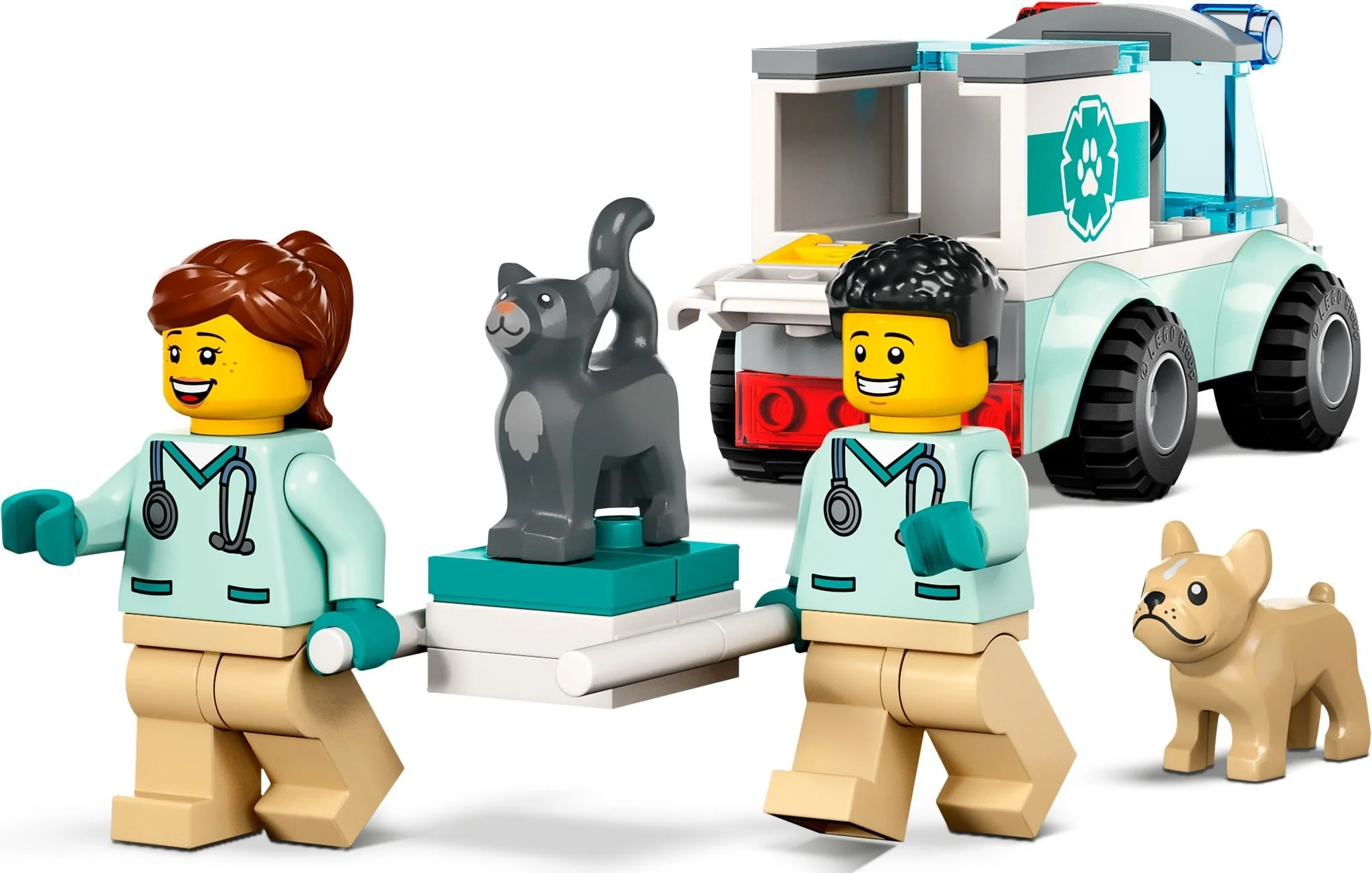LEGO® 60382 Karetka weterynaryjna Kotek Piesek Karetka Nowe - zdjęcie 4
