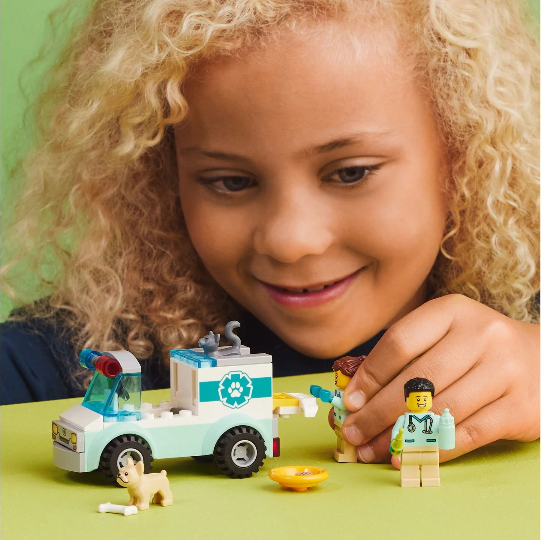 LEGO® 60382 Karetka weterynaryjna Kotek Piesek Karetka Nowe - zdjęcie 9
