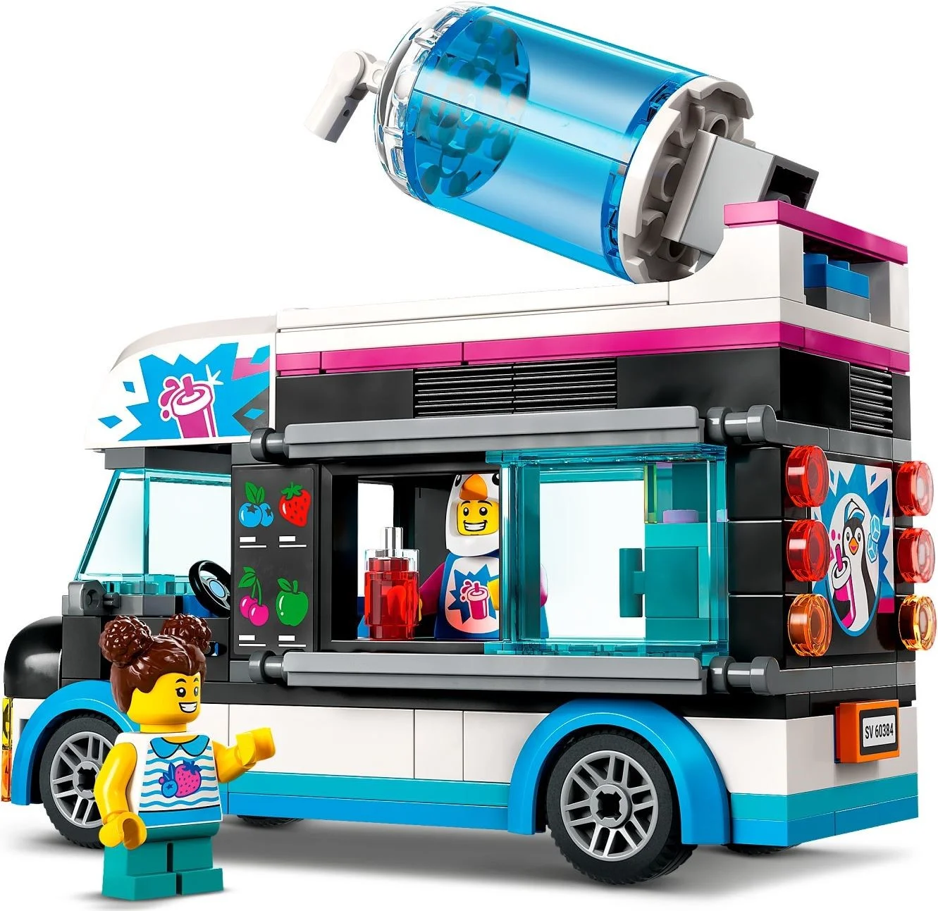 LEGO® 60384 Pingwinia furgonetka ze slushem - zdjęcie 3