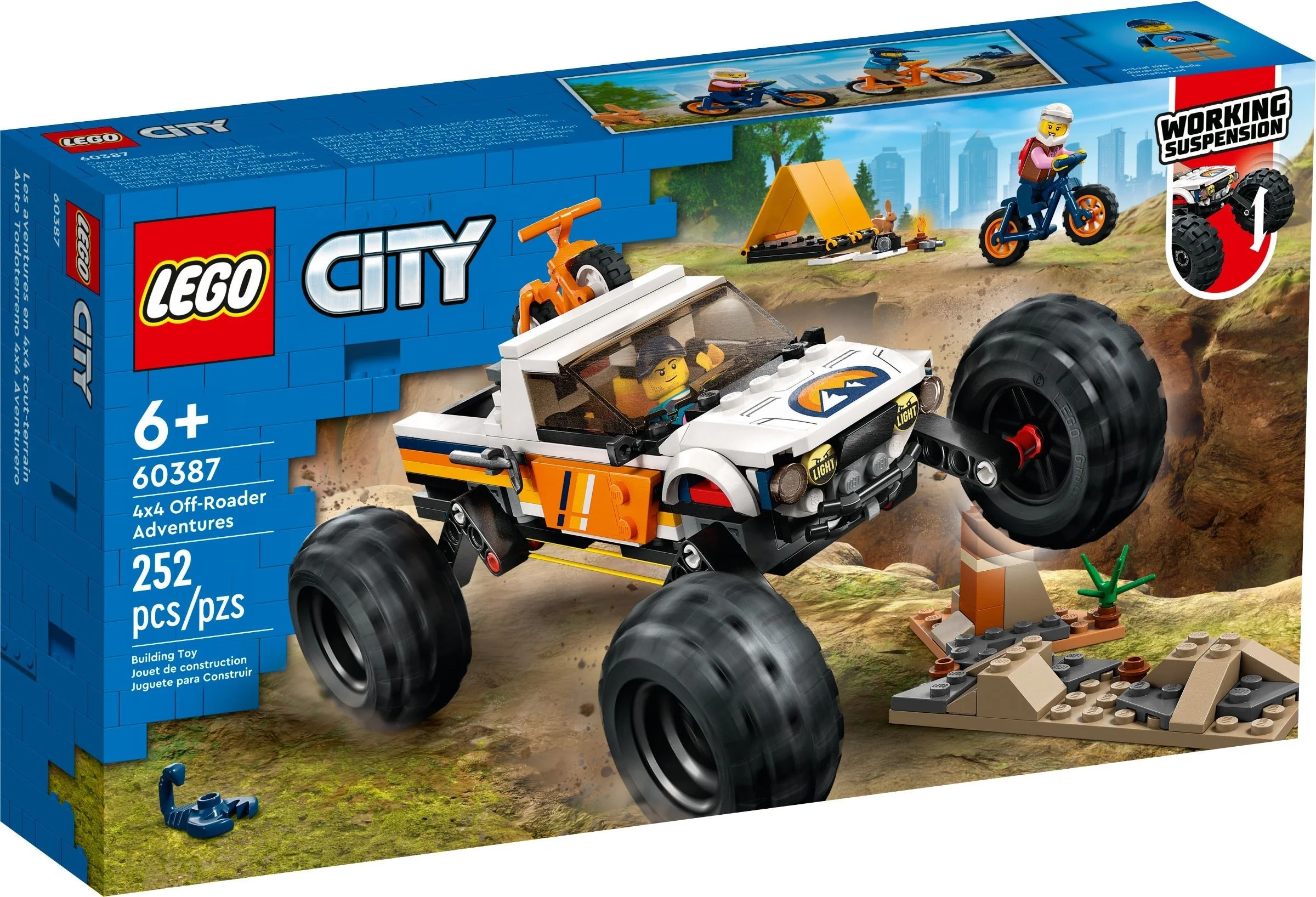 LEGO® 60387 Przygody samochodem terenowym z napędem 4x4