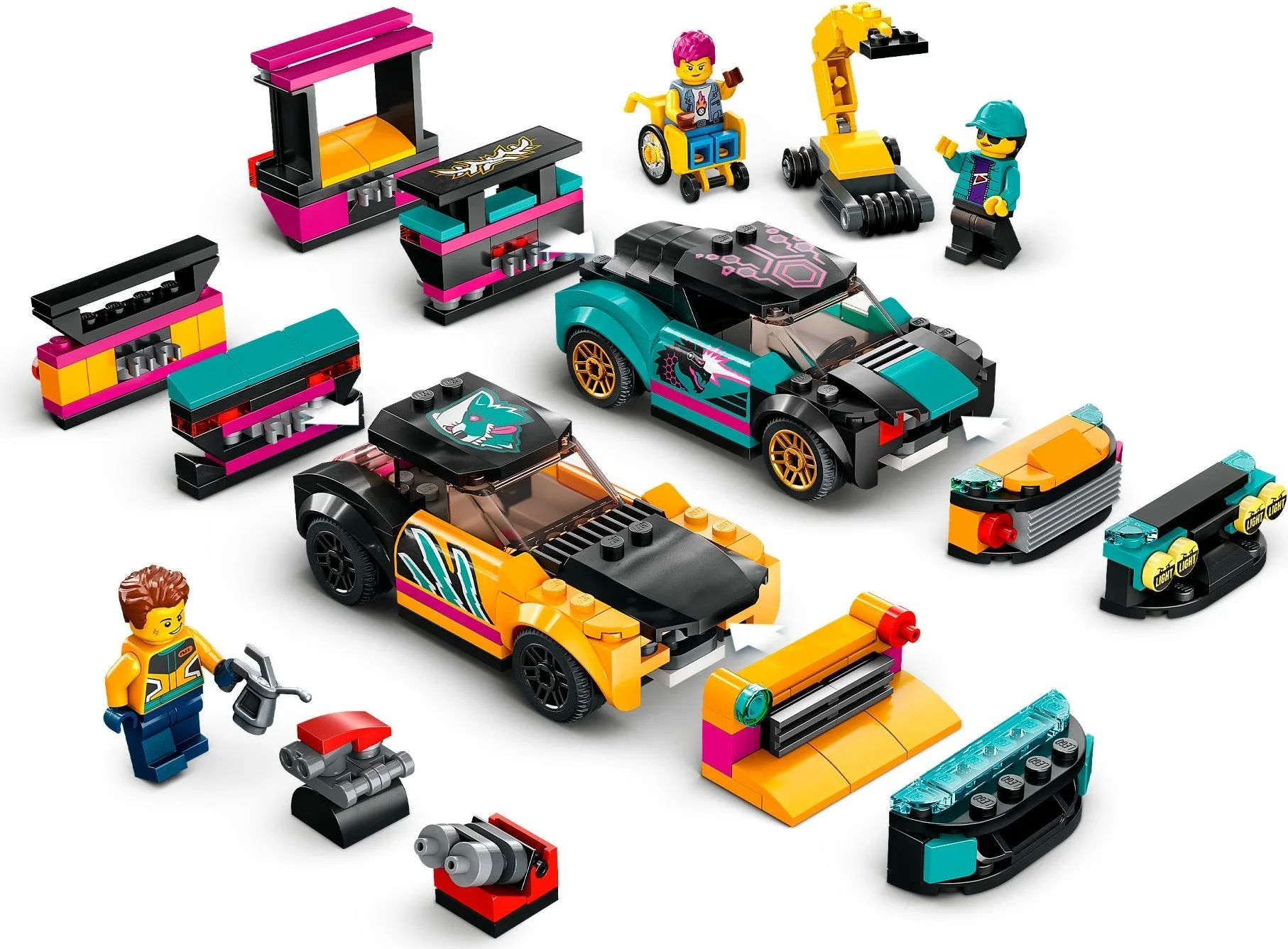 LEGO® 60389 Warsztat tuningowania samochodów - zdjęcie 6