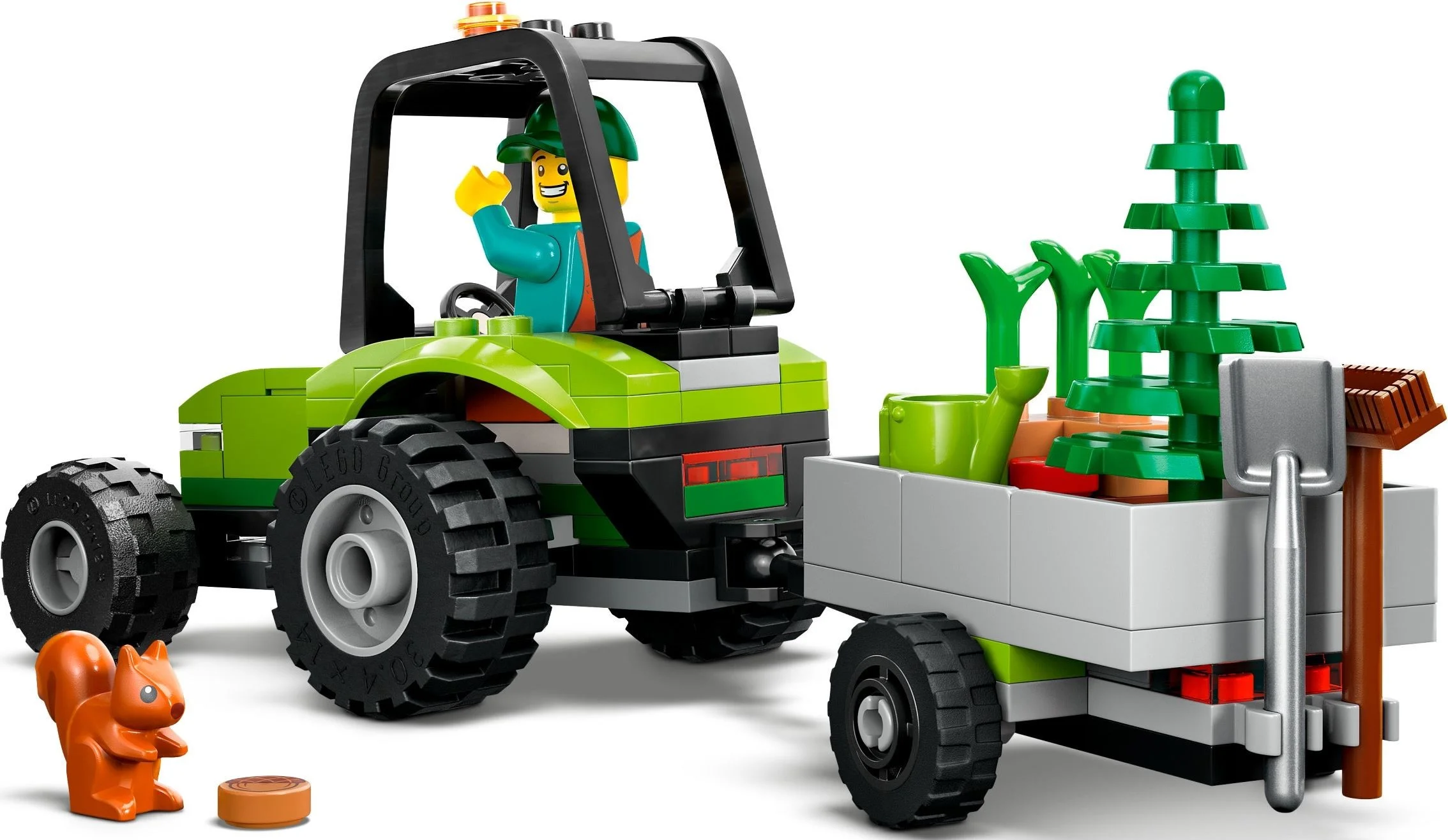 LEGO® 60390 Traktor w parku Wiewiórka Park Traktor Nowe - zdjęcie 3