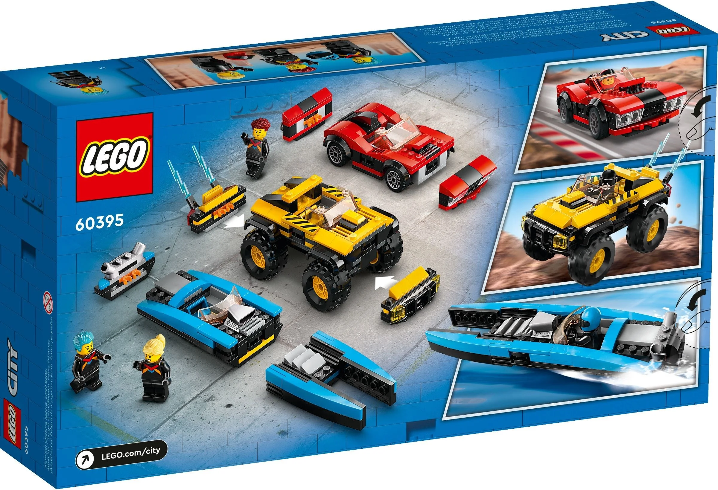 LEGO® 60395 Klocki Lego City Wielki zestaw wyścigowy 362 ele Szybko - zdjęcie 7