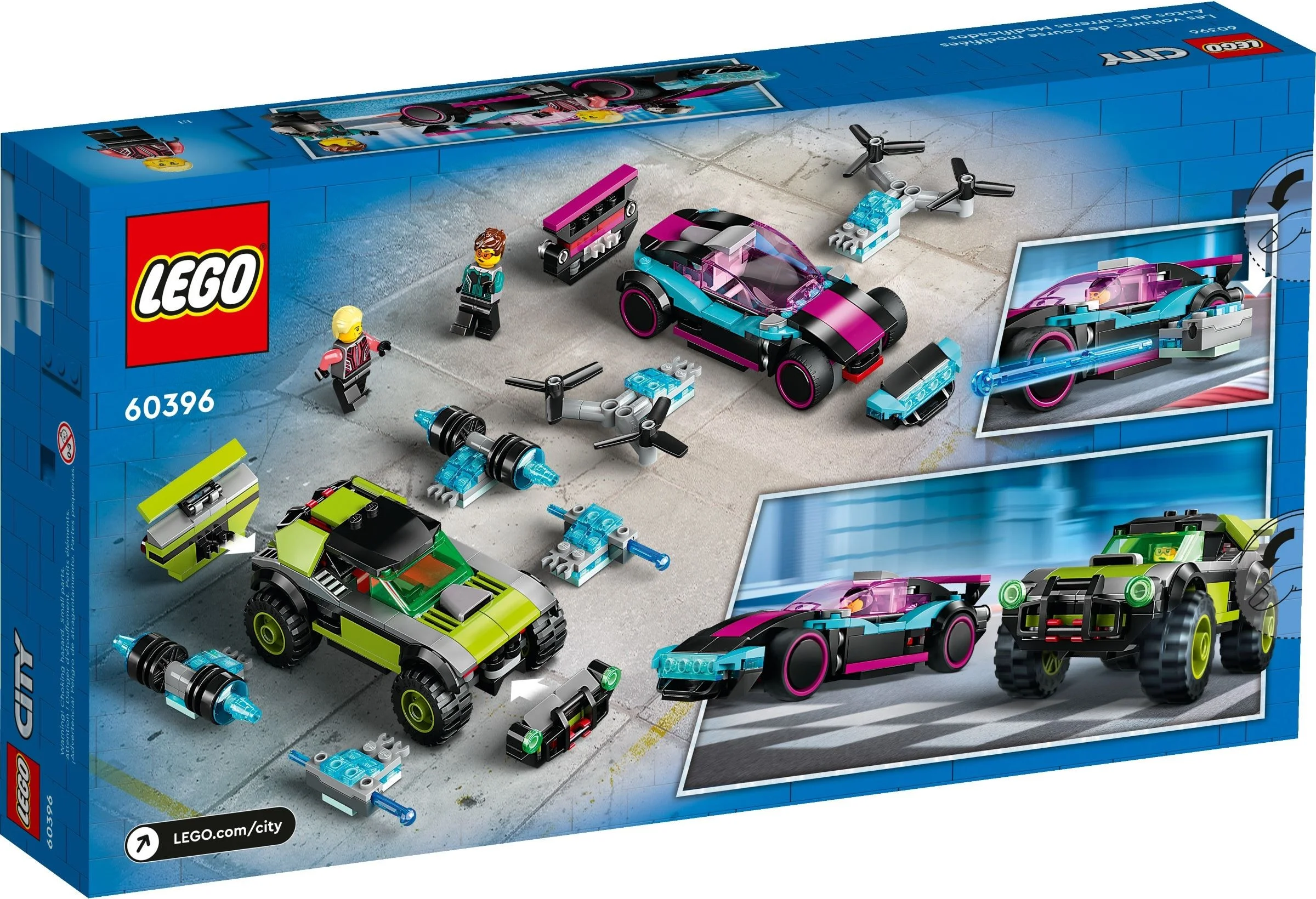LEGO® 60396 Podrasowane samochody wyścigowe - zdjęcie 6