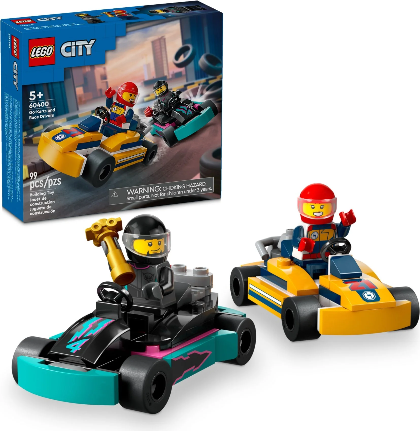 LEGO® 60400 Gokarty i kierowcy wyścigowi - zdjęcie 2