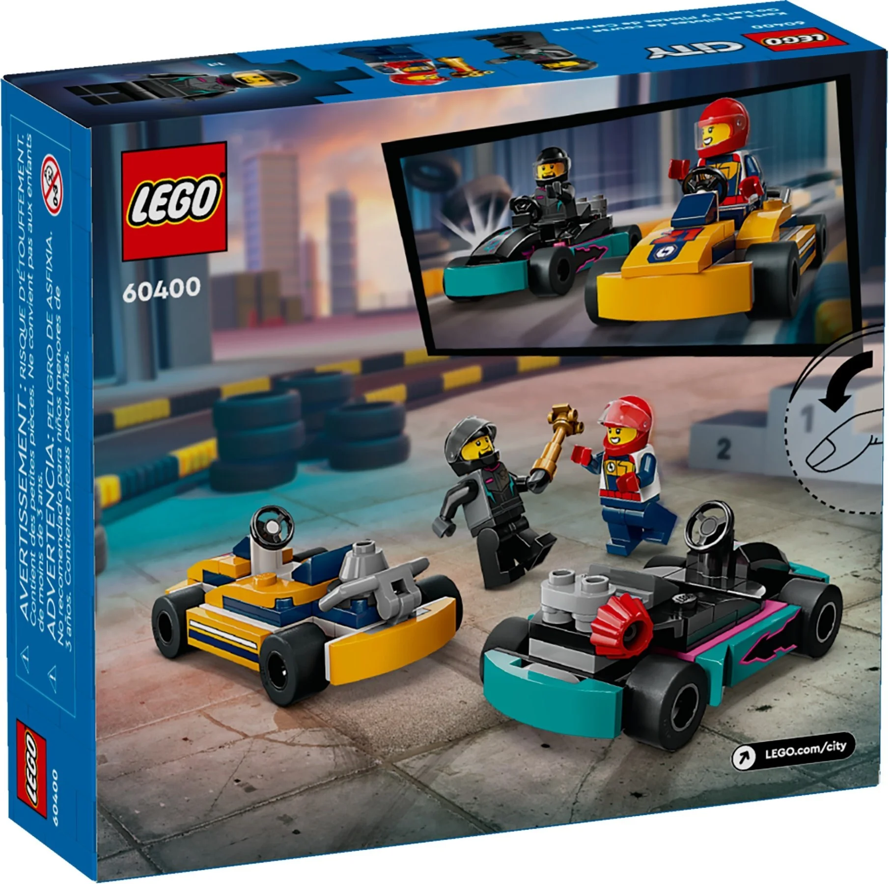 LEGO® 60400 Gokarty i kierowcy wyścigowi - zdjęcie 5