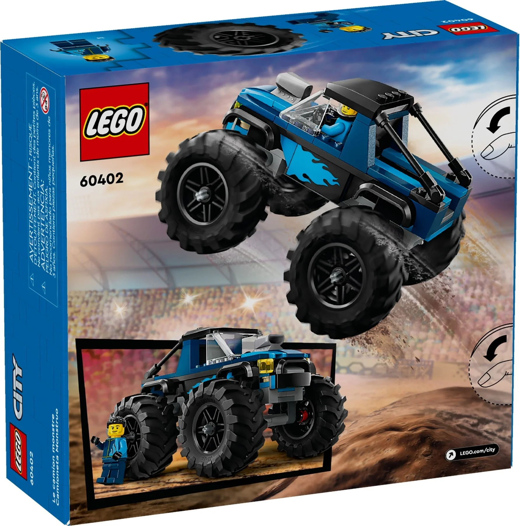 LEGO® 60402 Niebieski monster truck - zdjęcie 7
