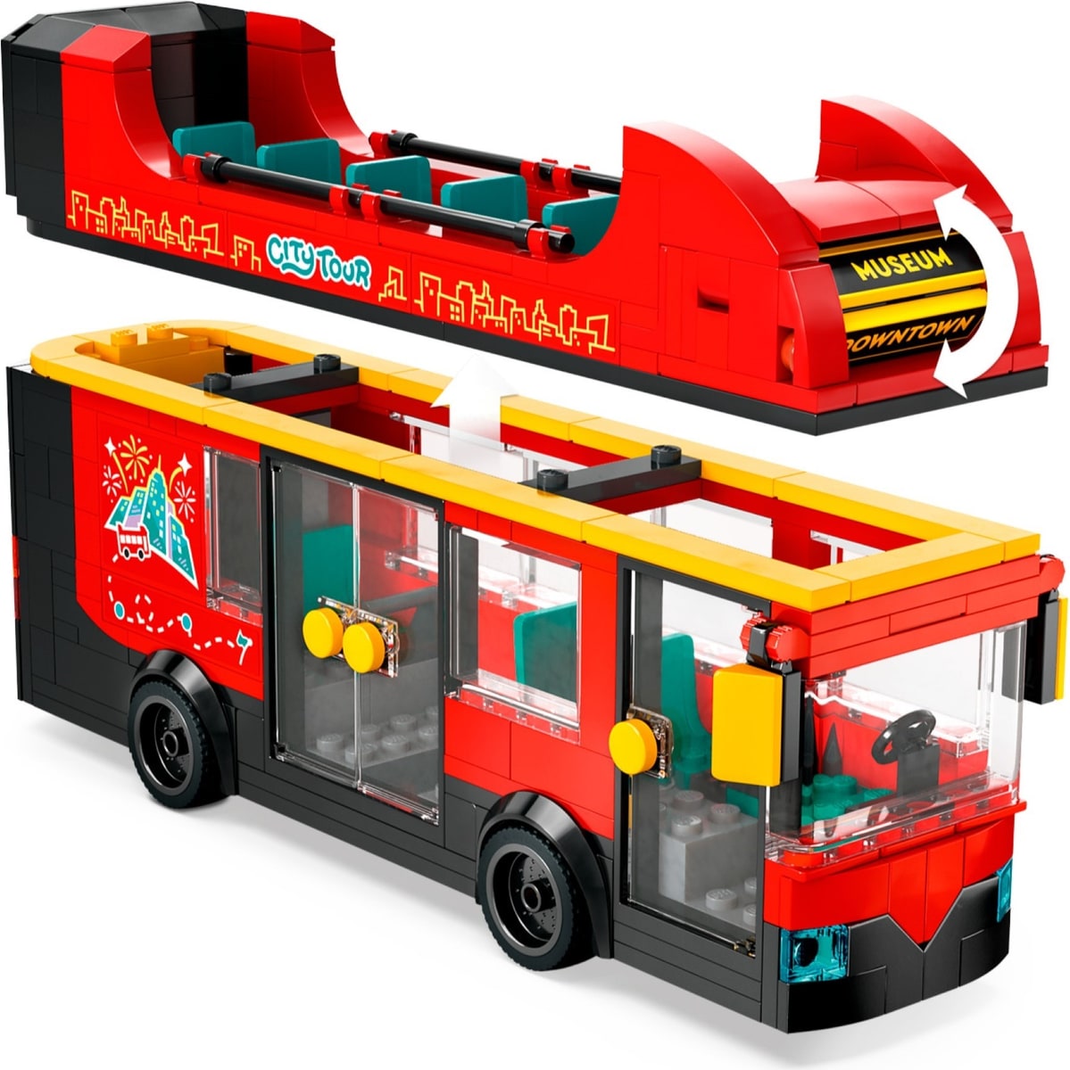 LEGO® 60407 Czerwony, piętrowy autokar - zdjęcie 6
