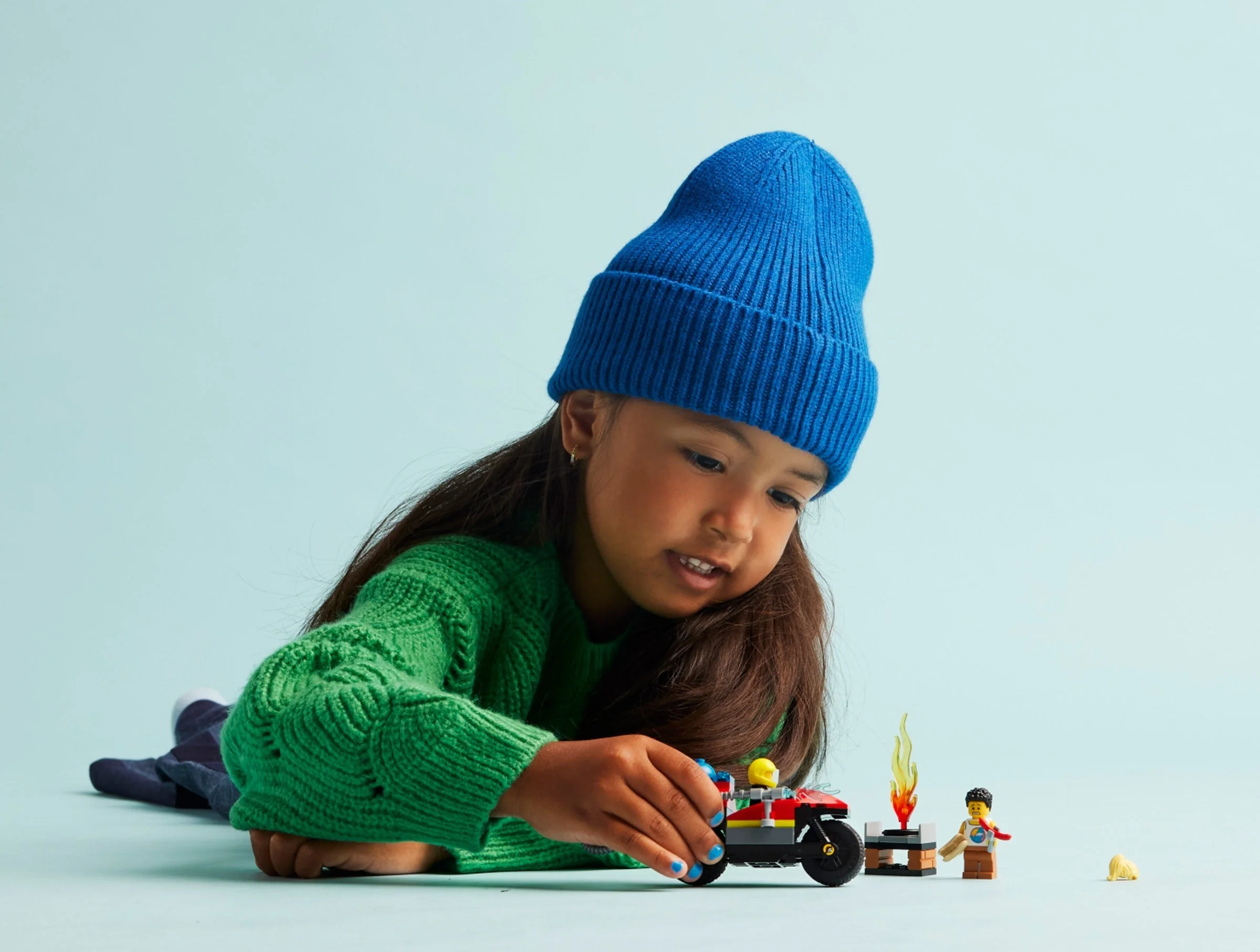 LEGO® 60410 Straż Pożarna Motocykl ratunkowy grill klocki 2 Figurki - zdjęcie 7