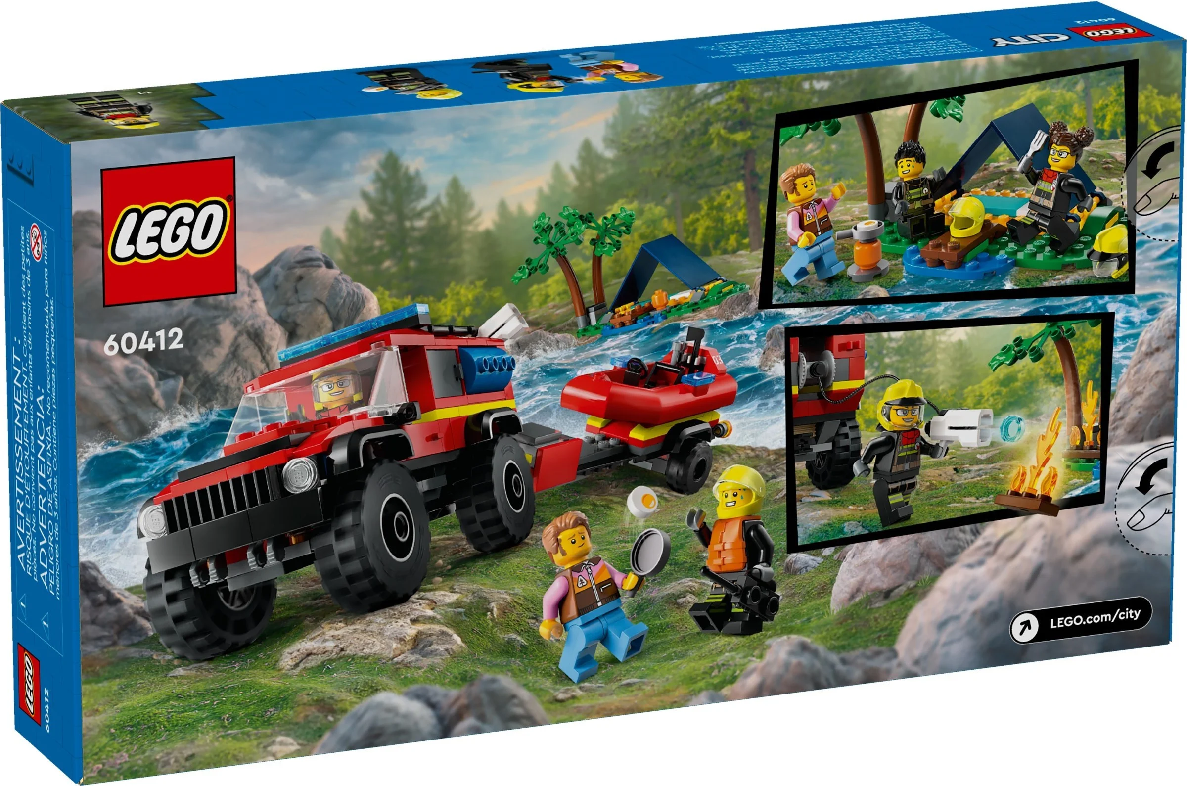 LEGO® 60412 Terenowy wóz strażacki z łodzią ratunkową - zdjęcie 6