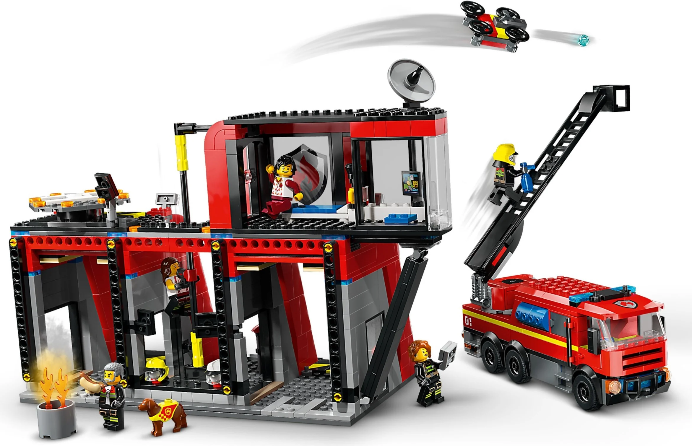 LEGO® 60414 Remiza strażacka z wozem strażackim - zdjęcie 3