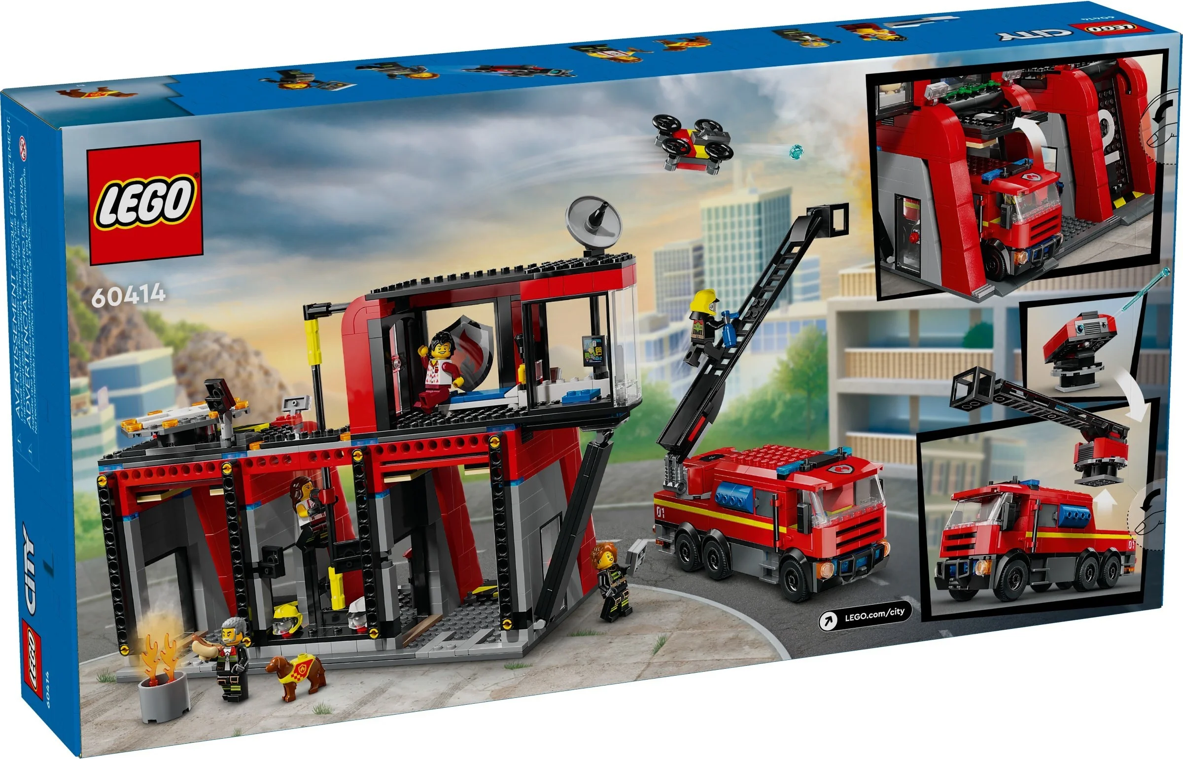 LEGO® 60414 Remiza strażacka z wozem strażackim - zdjęcie 8