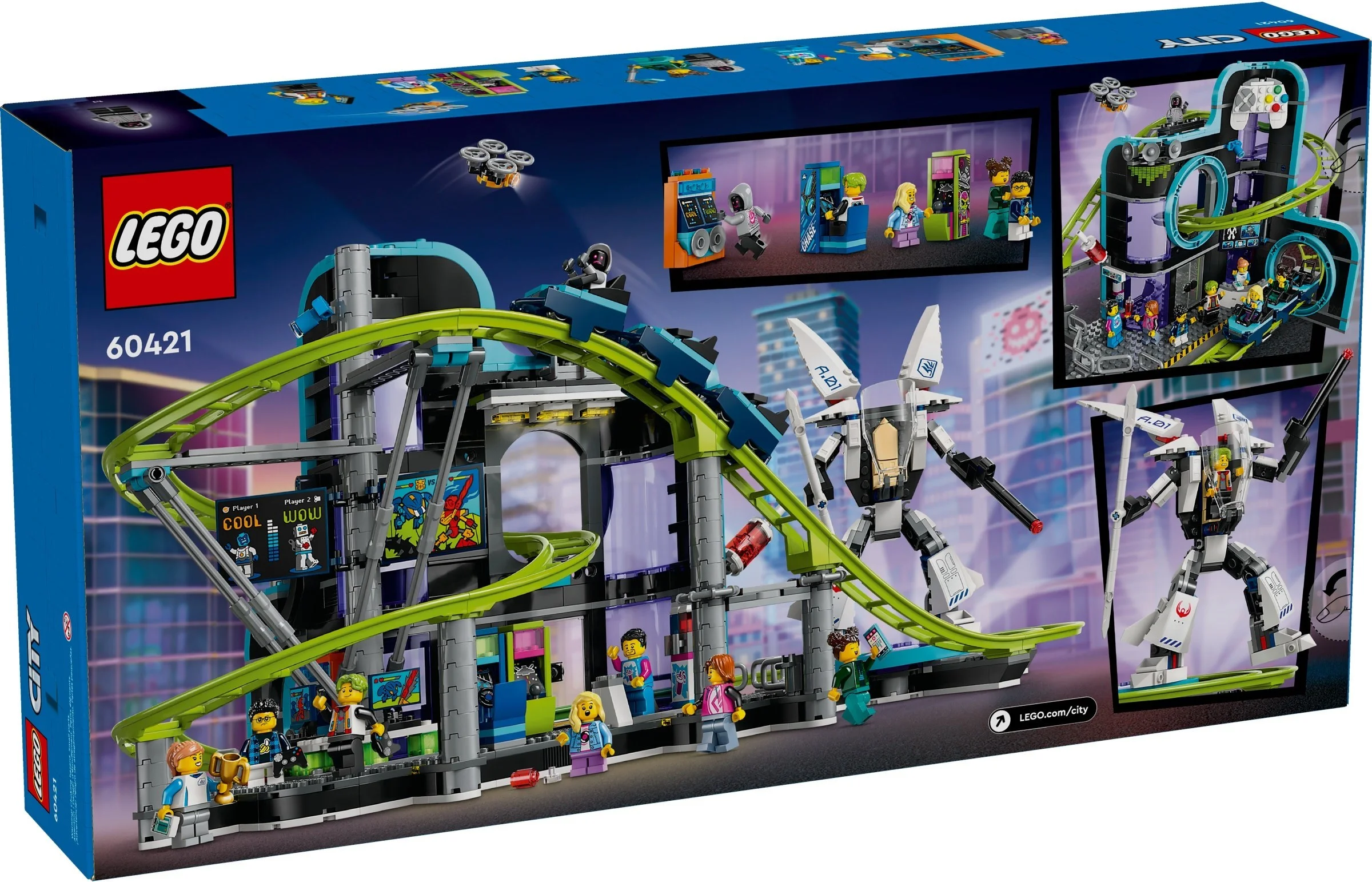 LEGO® 60421 Park Świat Robotów z Rollercoasterem - zdjęcie 7