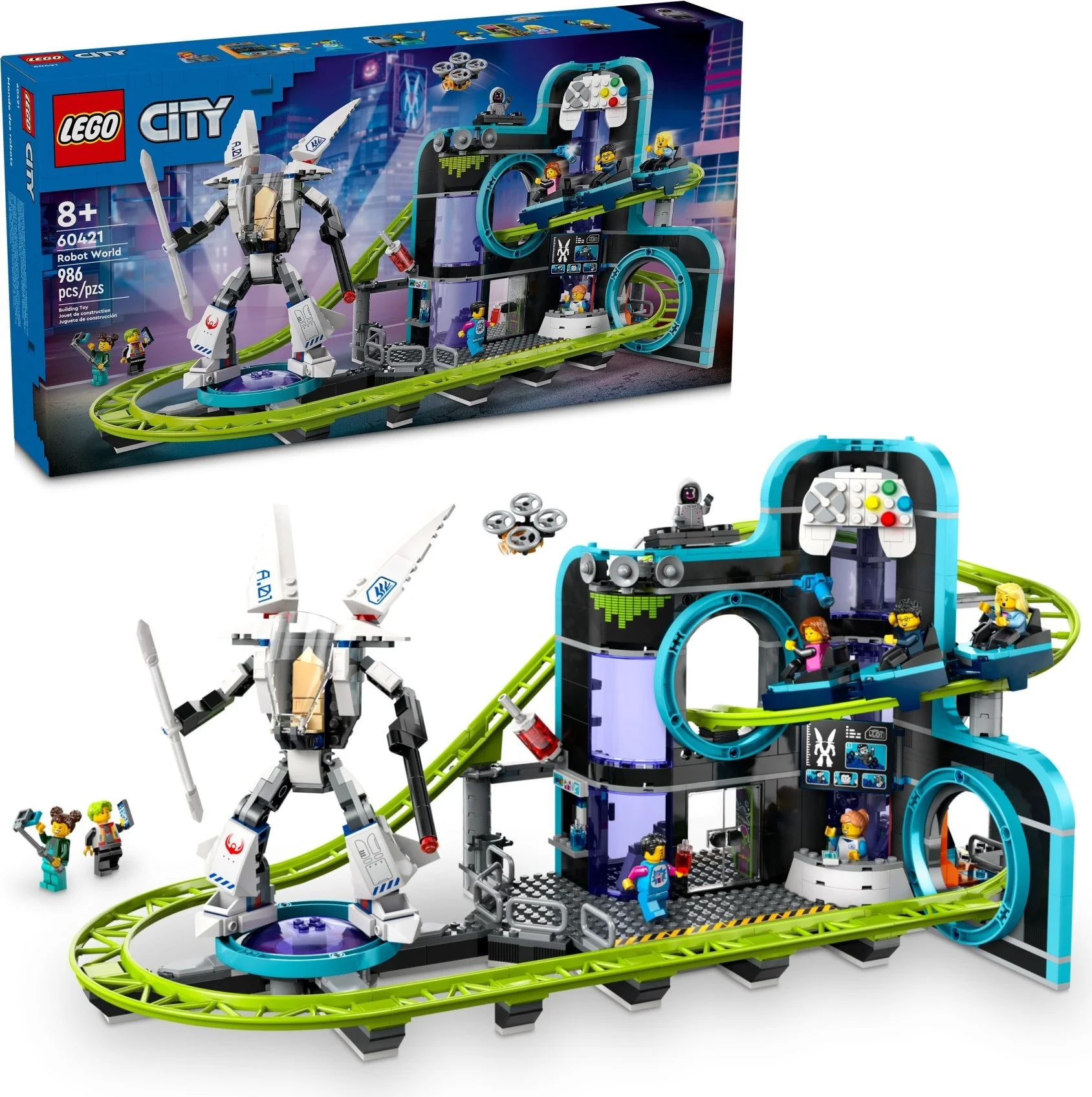 LEGO® 60421 Park Świat Robotów z Rollercoasterem - zdjęcie 9
