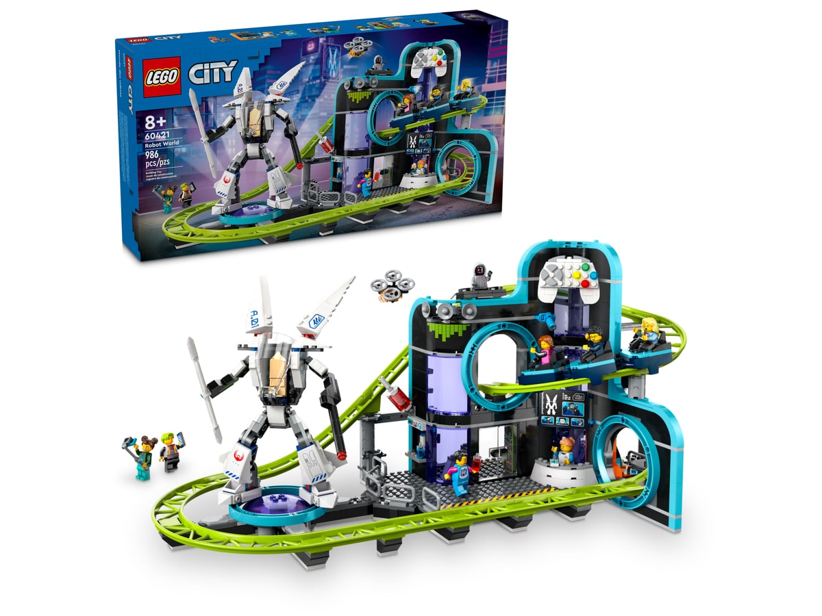 LEGO® 60421 Park Świat Robotów z Rollercoasterem - zdjęcie 4