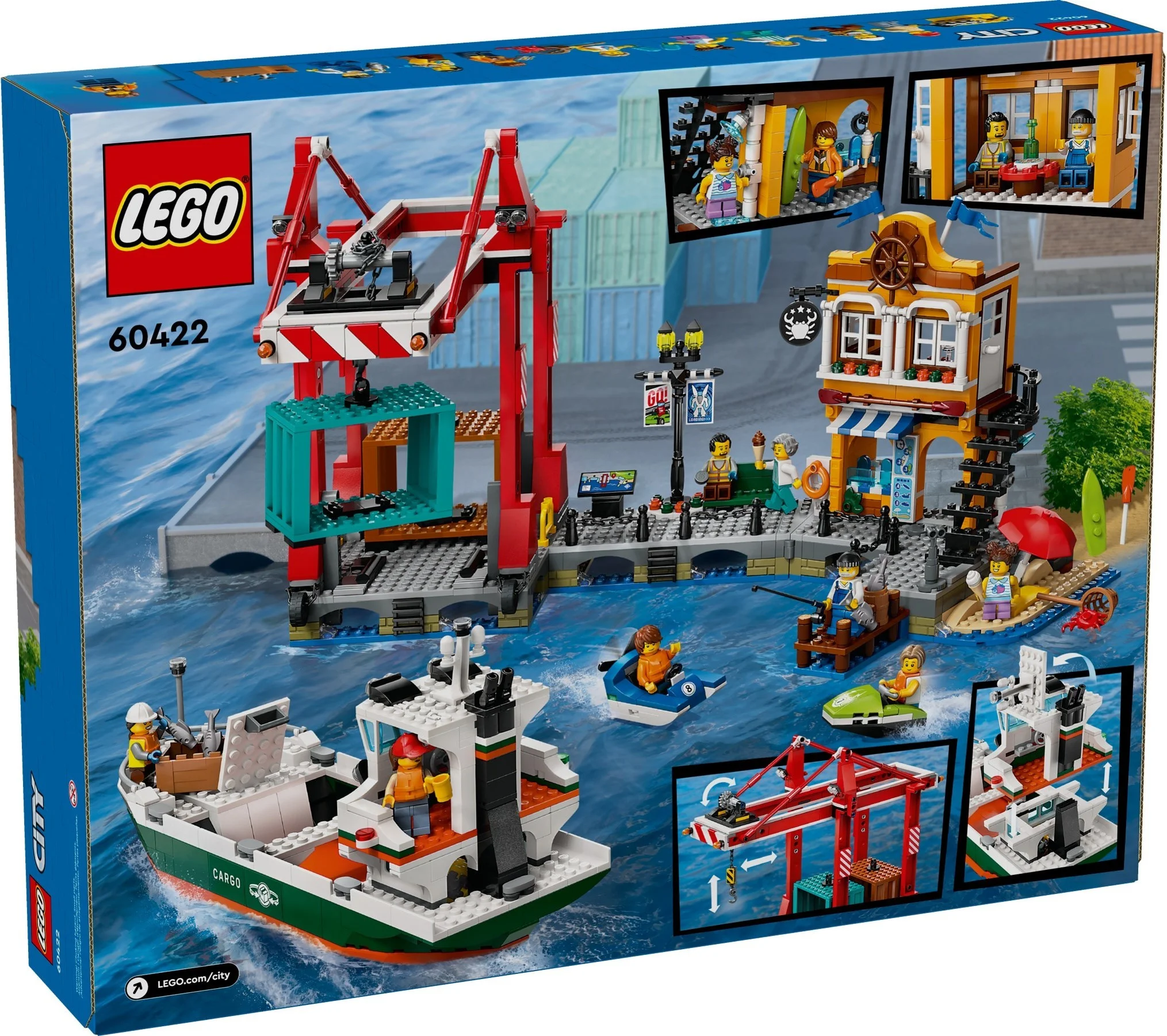 LEGO® 60422 Nadmorski port ze statkiem towarowym - zdjęcie 9