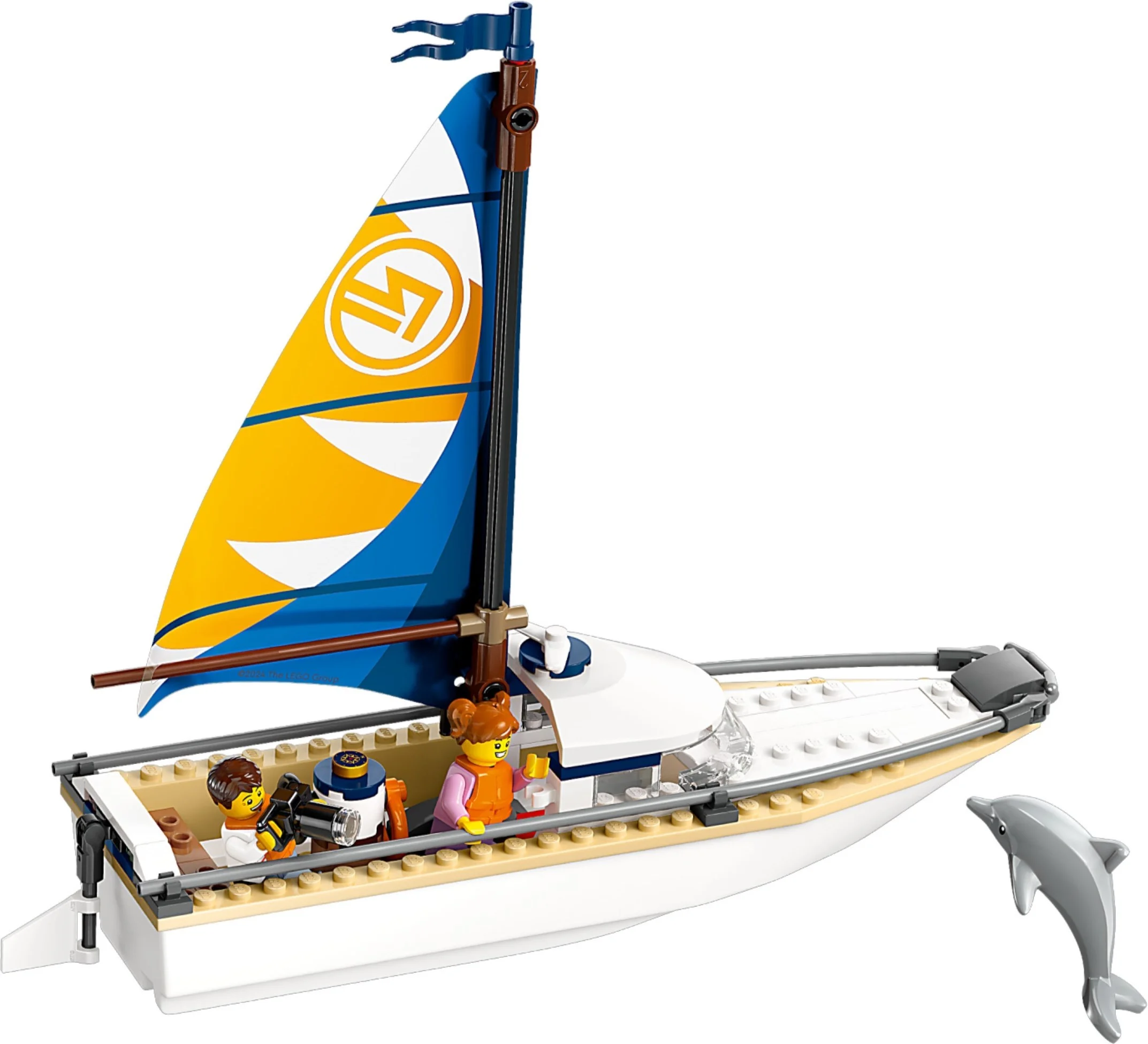 LEGO® 60438 Żaglówka Delfin Statek Łódka - zdjęcie 3
