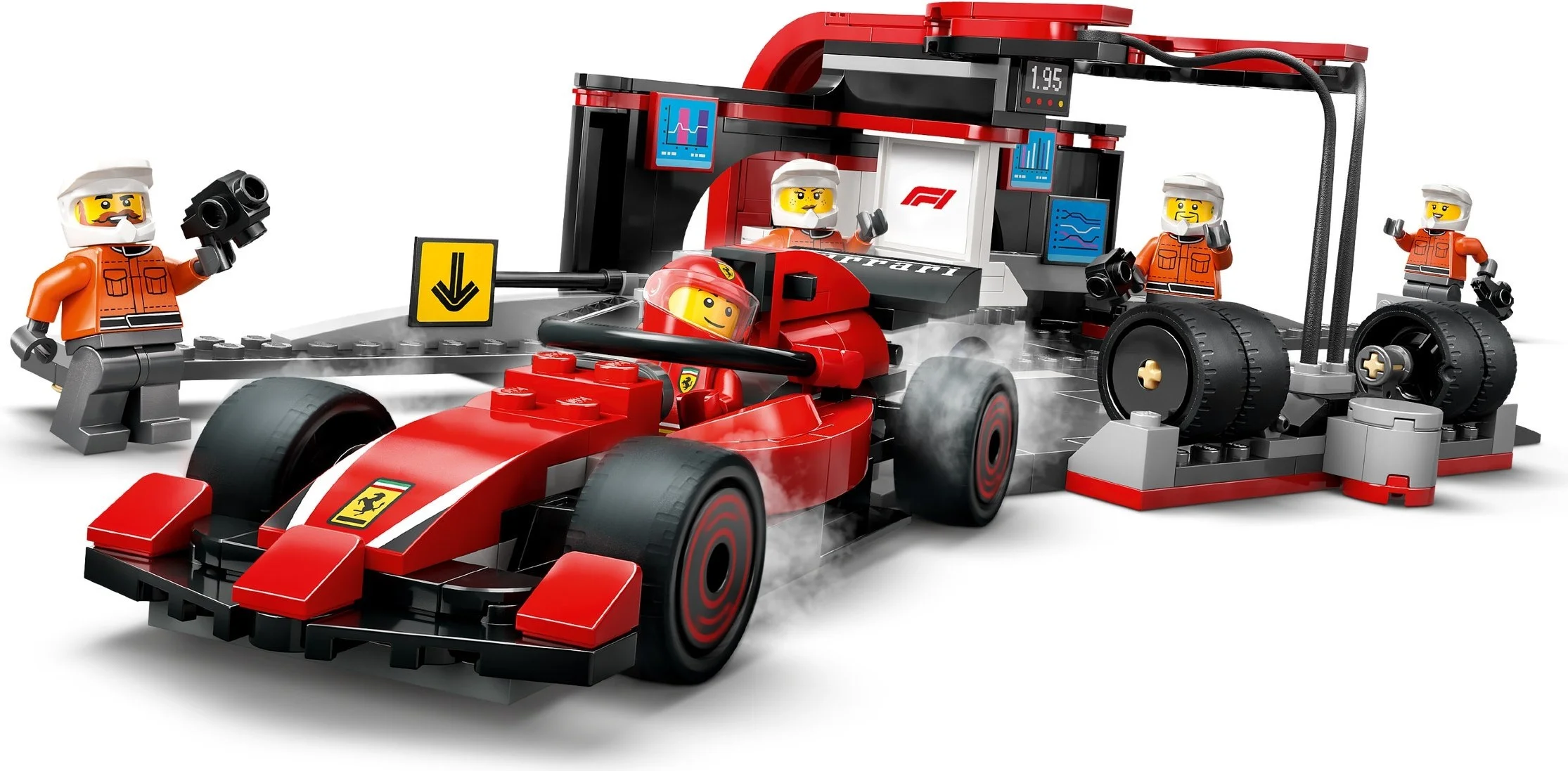 LEGO® 60443 F1 Pit stop i mechanicy z bolidem Ferrari - zdjęcie 5