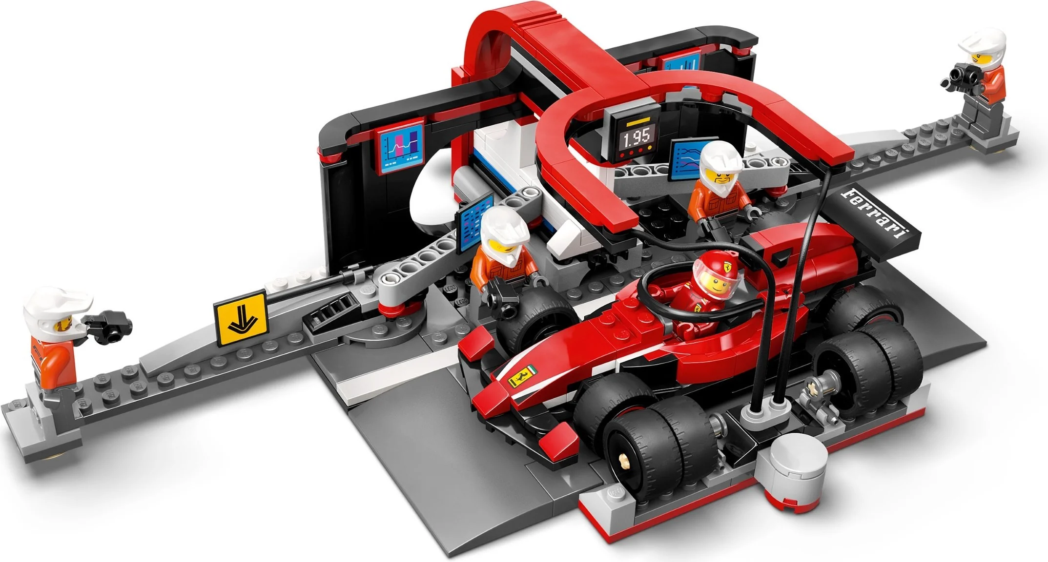 LEGO® 60443 F1 Pit stop i mechanicy z bolidem Ferrari - zdjęcie 6