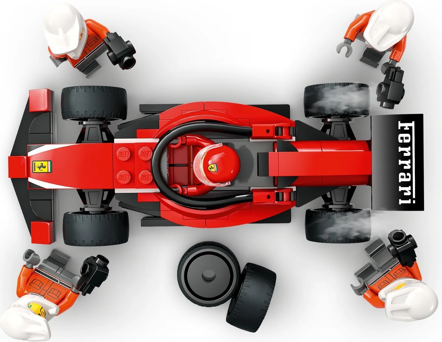 LEGO® 60443 F1 Pit stop i mechanicy z bolidem Ferrari - zdjęcie 7