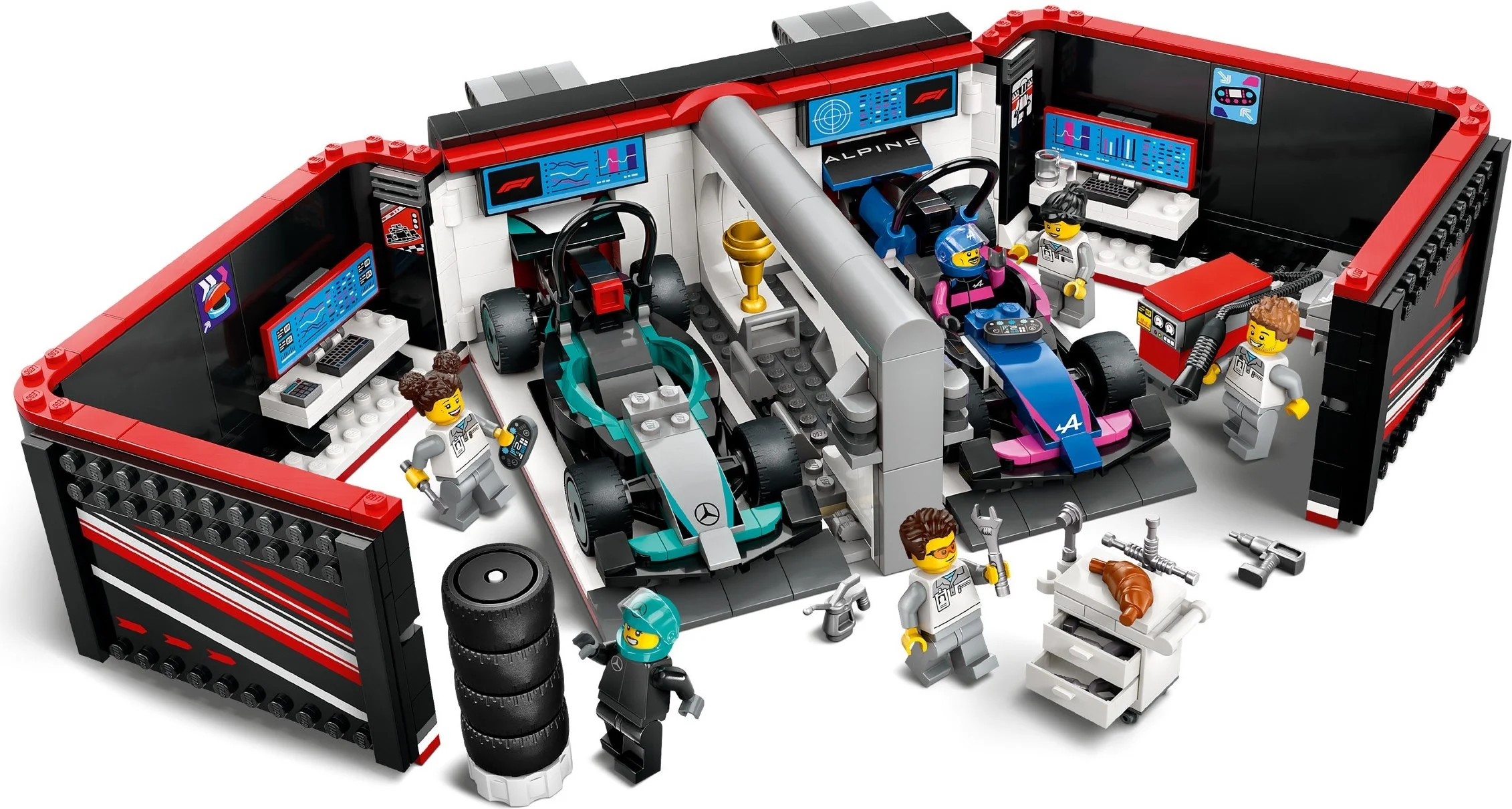 LEGO® 60444 F1 Garaż i bolidy Mercedes-AMG i Alpine - zdjęcie 5