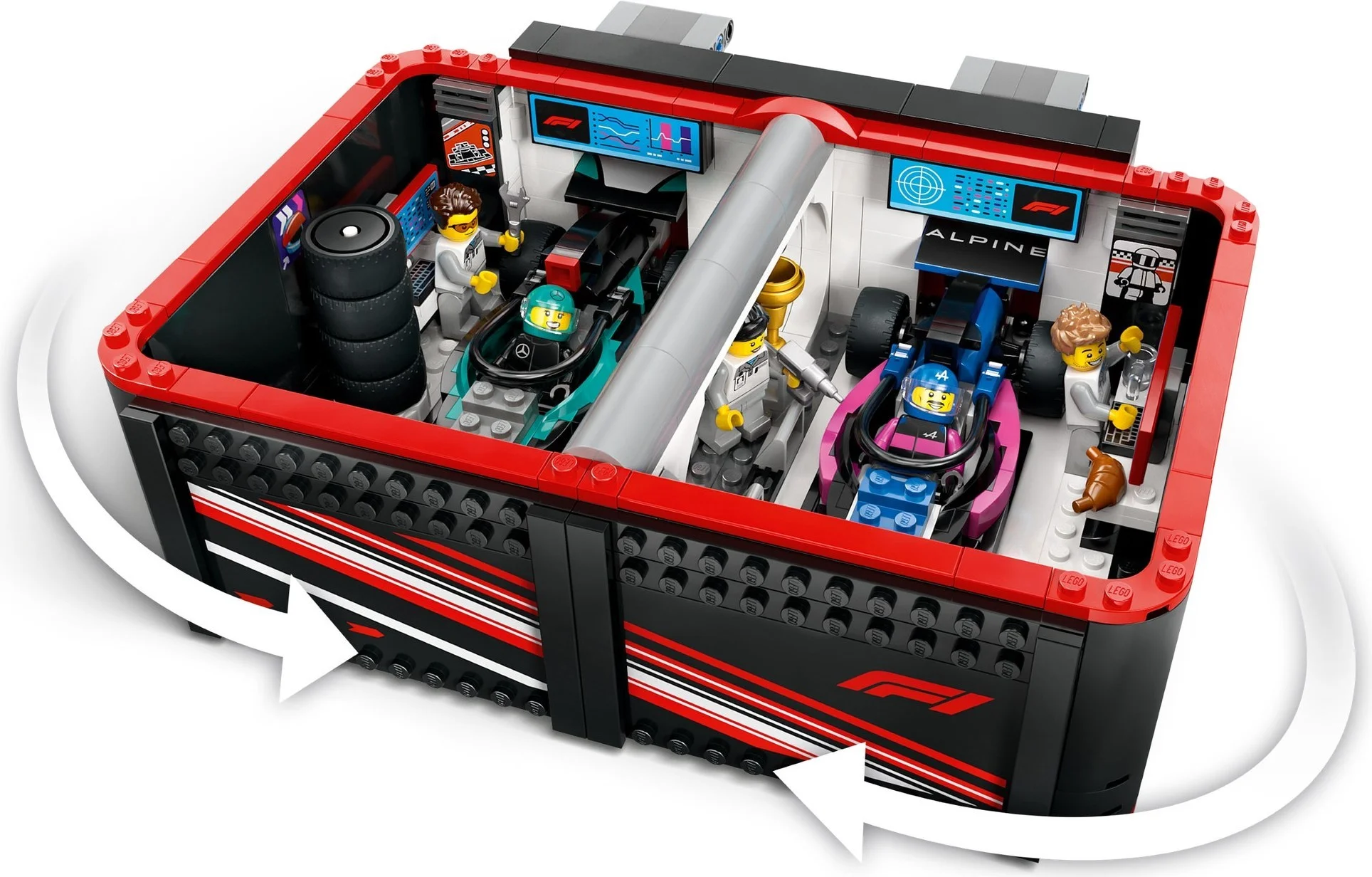 LEGO® 60444 F1 Garaż i bolidy Mercedes-AMG i Alpine - zdjęcie 7