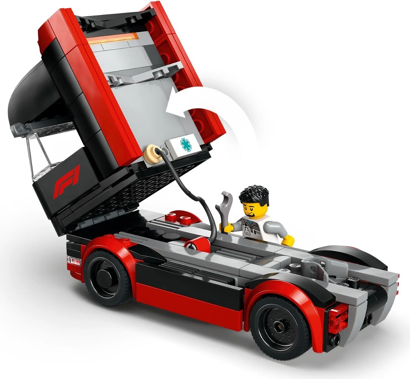 LEGO® 60445 F1 Ciężarówka z bolidami RB20 i AMR24 F1 - zdjęcie 7