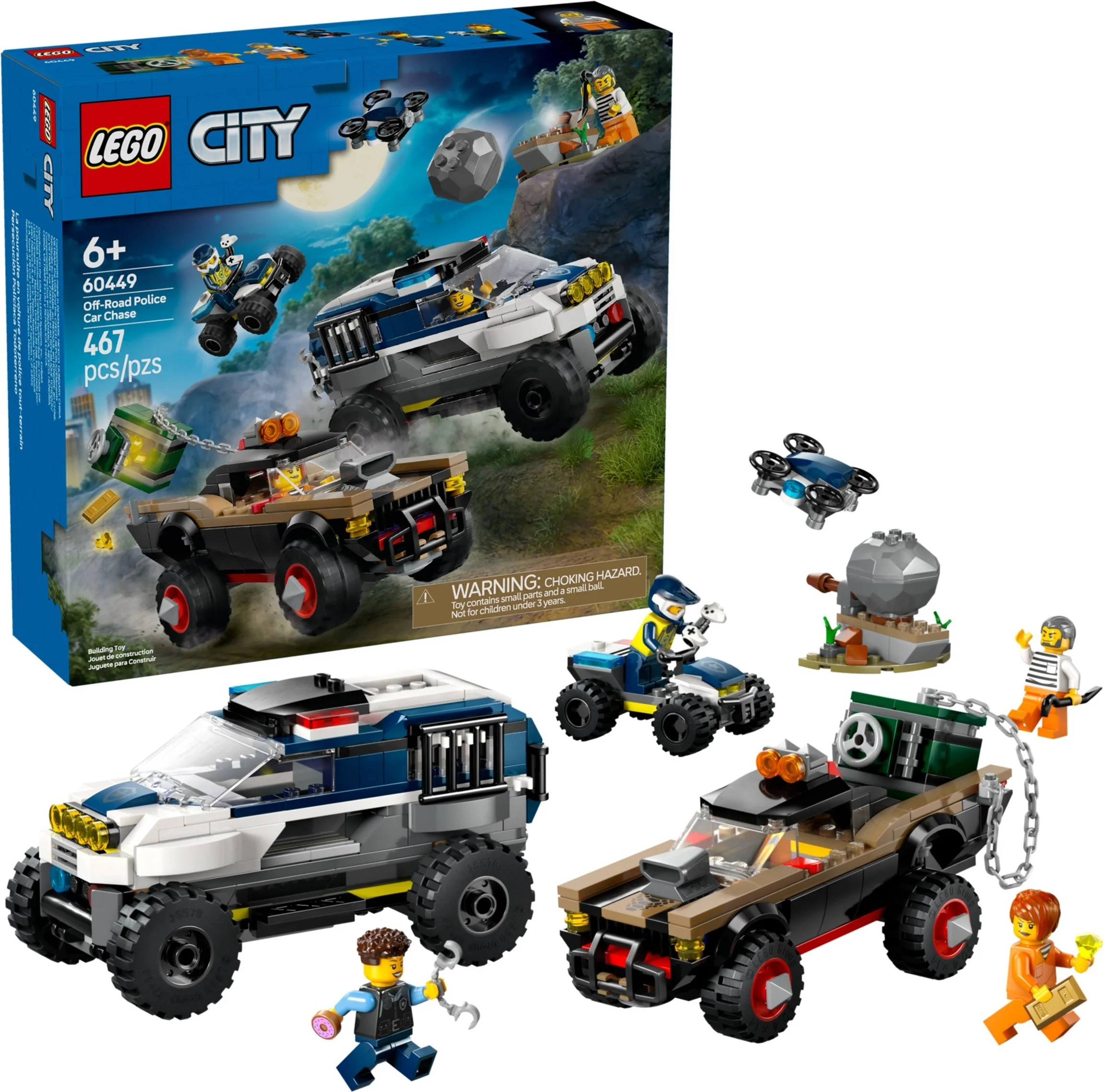 LEGO® 60449 Pościg terenówką policyjną - zdjęcie 3