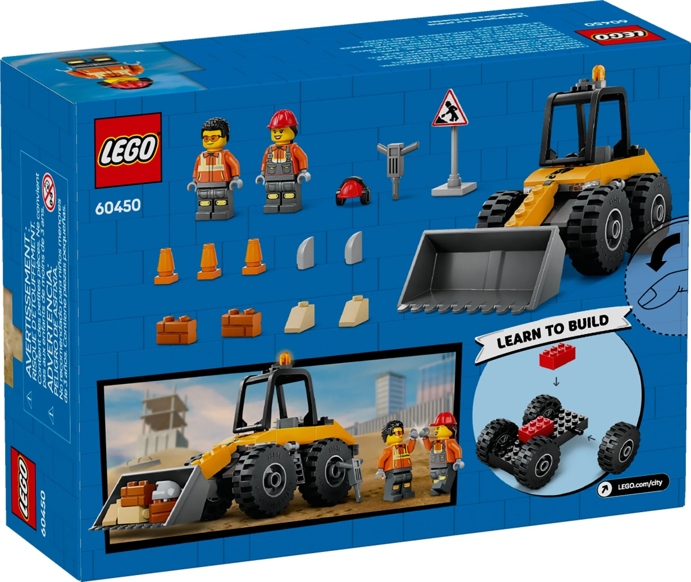 LEGO® 60450 Żółta ładowarka kołowa