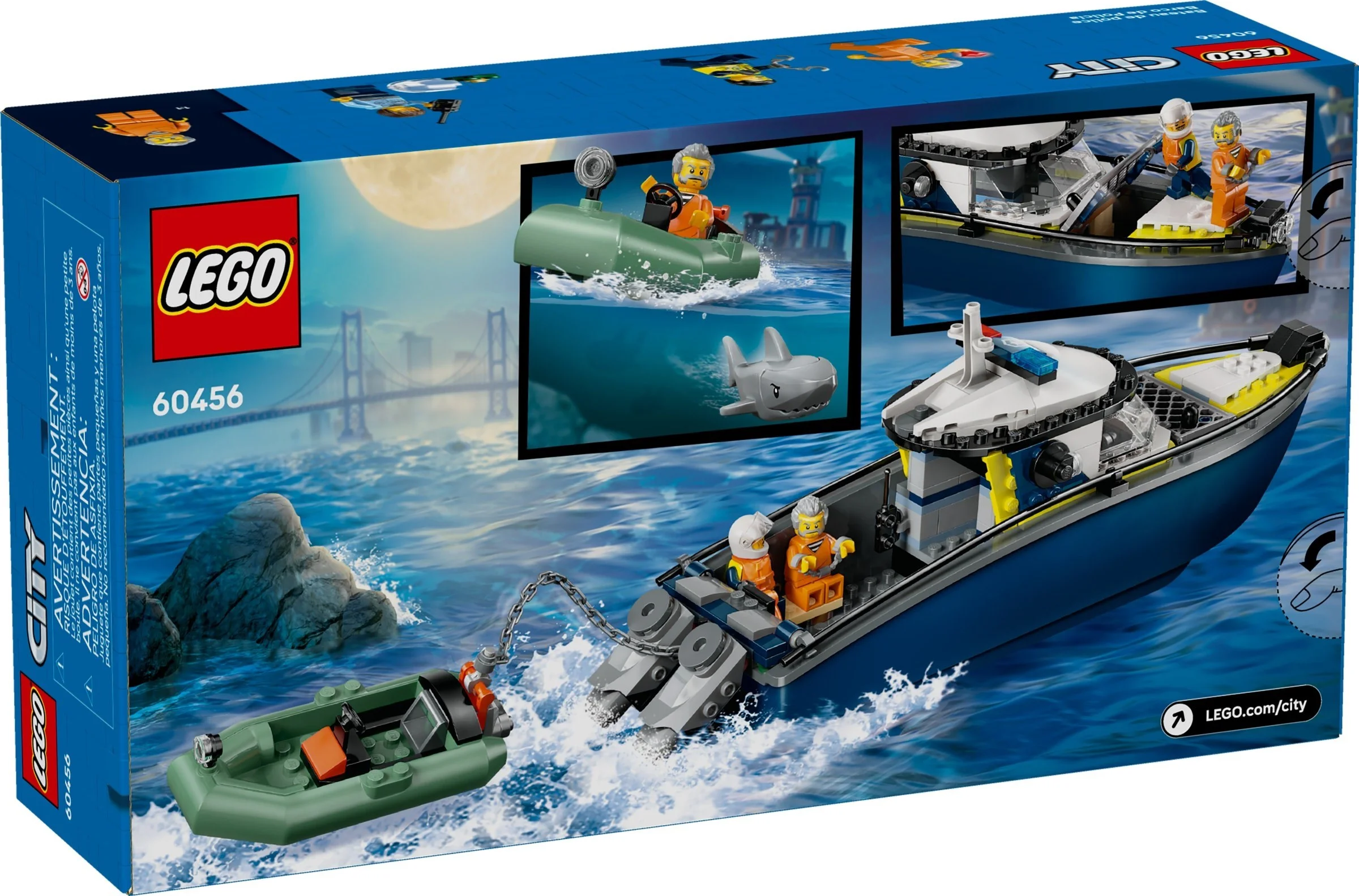 LEGO® 60456 Pościg łodzią policyjną