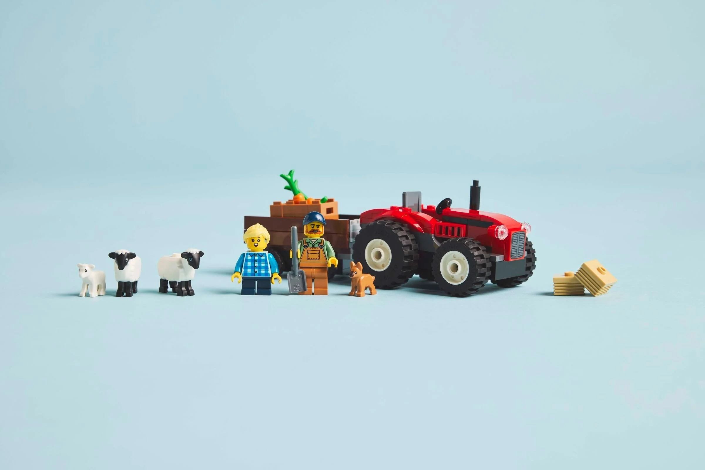 LEGO® 60461 Czerwony traktor z przyczepą i owcą - zdjęcie 6