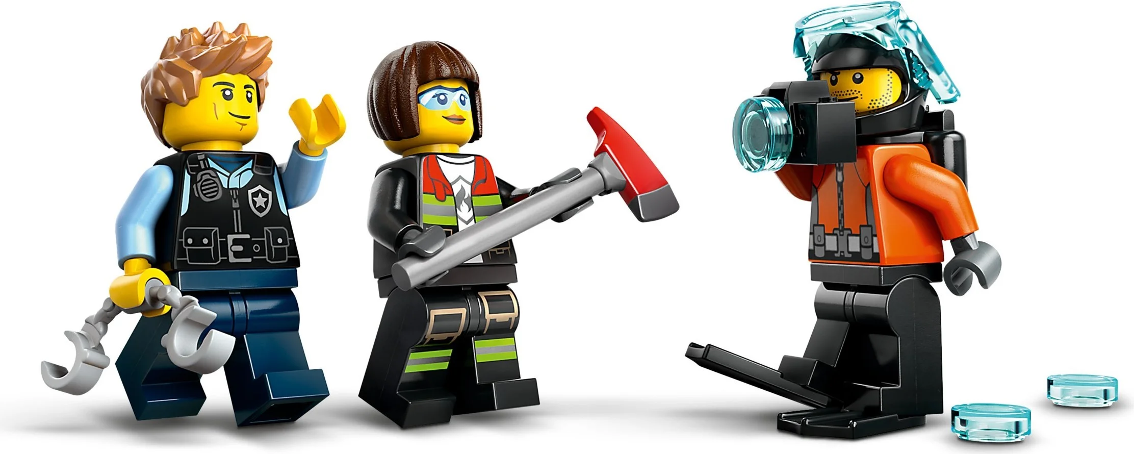 LEGO® 60462 Zestaw z helikopterem, wozem strażackim i łodzią podwodną - zdjęcie 8