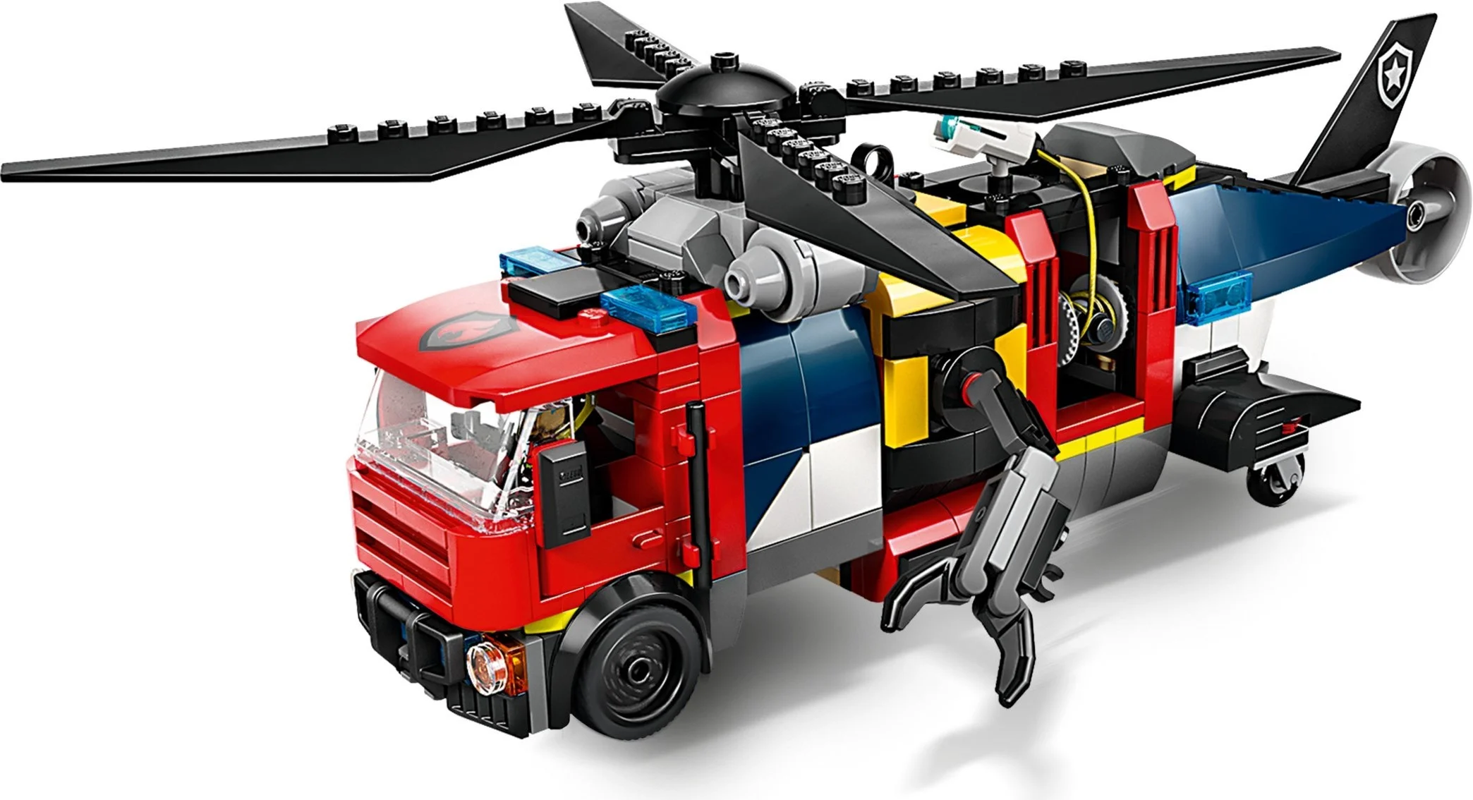 LEGO® 60462 Zestaw z helikopterem, wozem strażackim i łodzią podwodną - zdjęcie 10