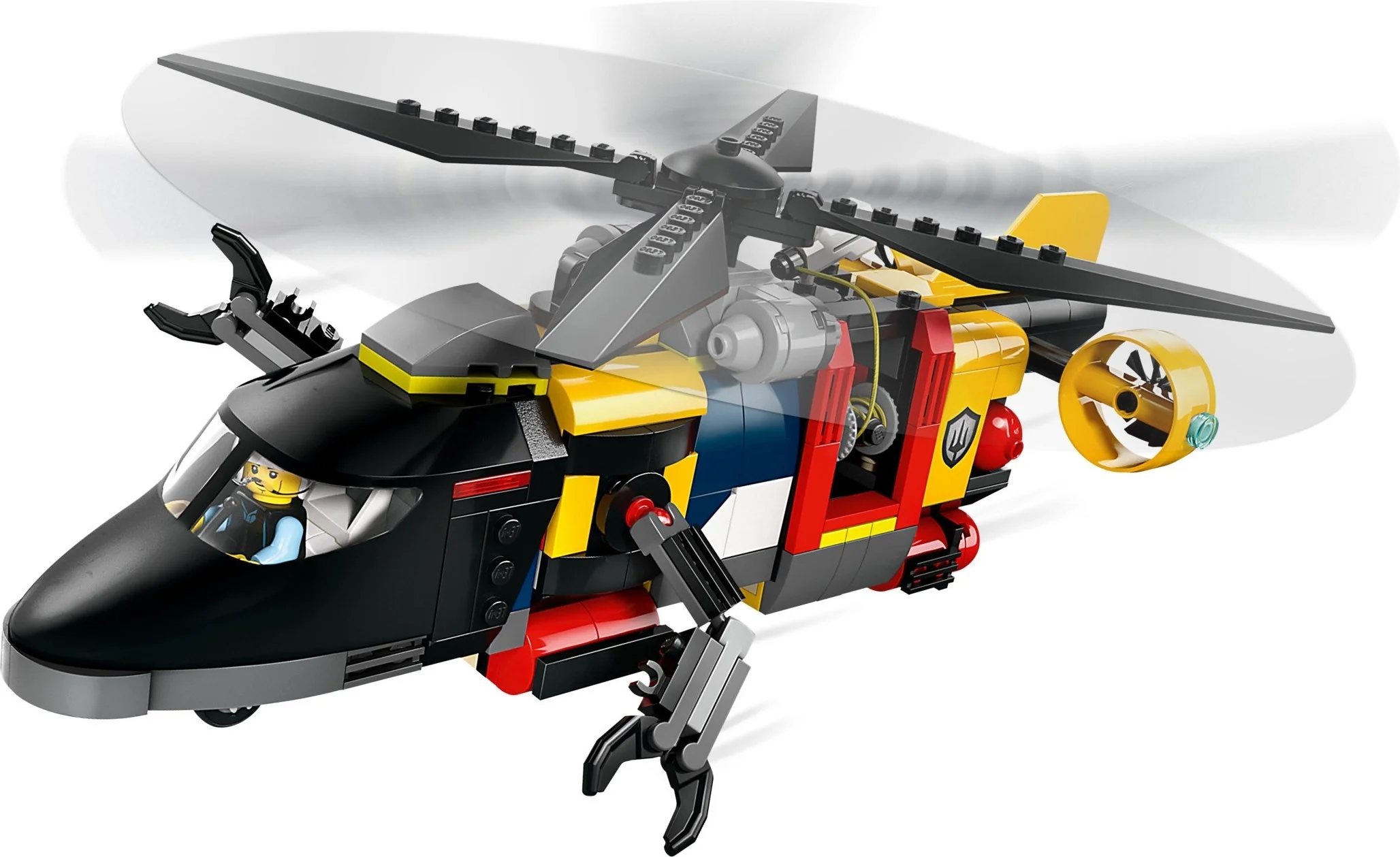 LEGO® 60462 Zestaw z helikopterem, wozem strażackim i łodzią podwodną - zdjęcie 11