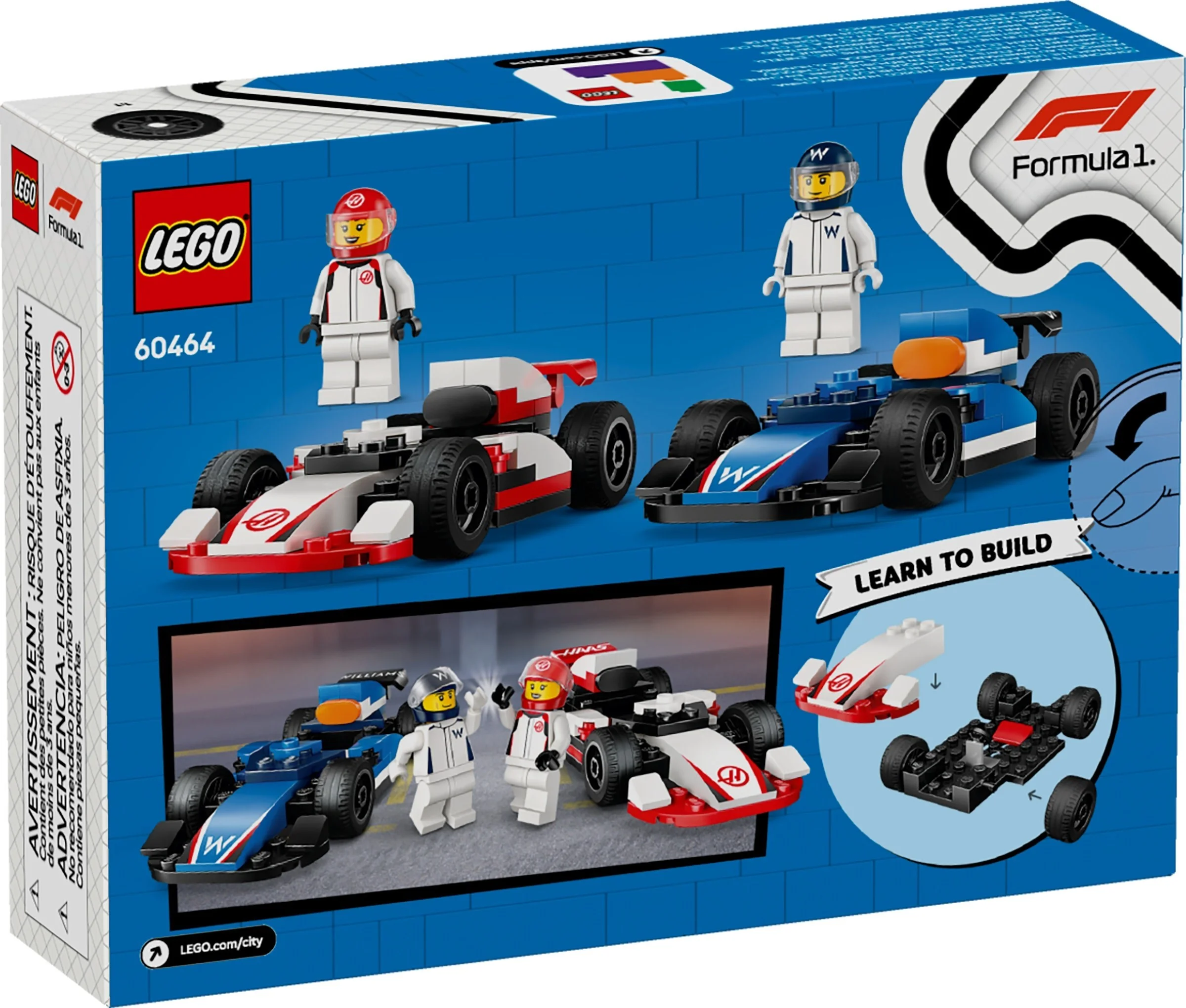 LEGO® 60464 F1 Bolidy Williams Racing i Haas F1 - zdjęcie 2