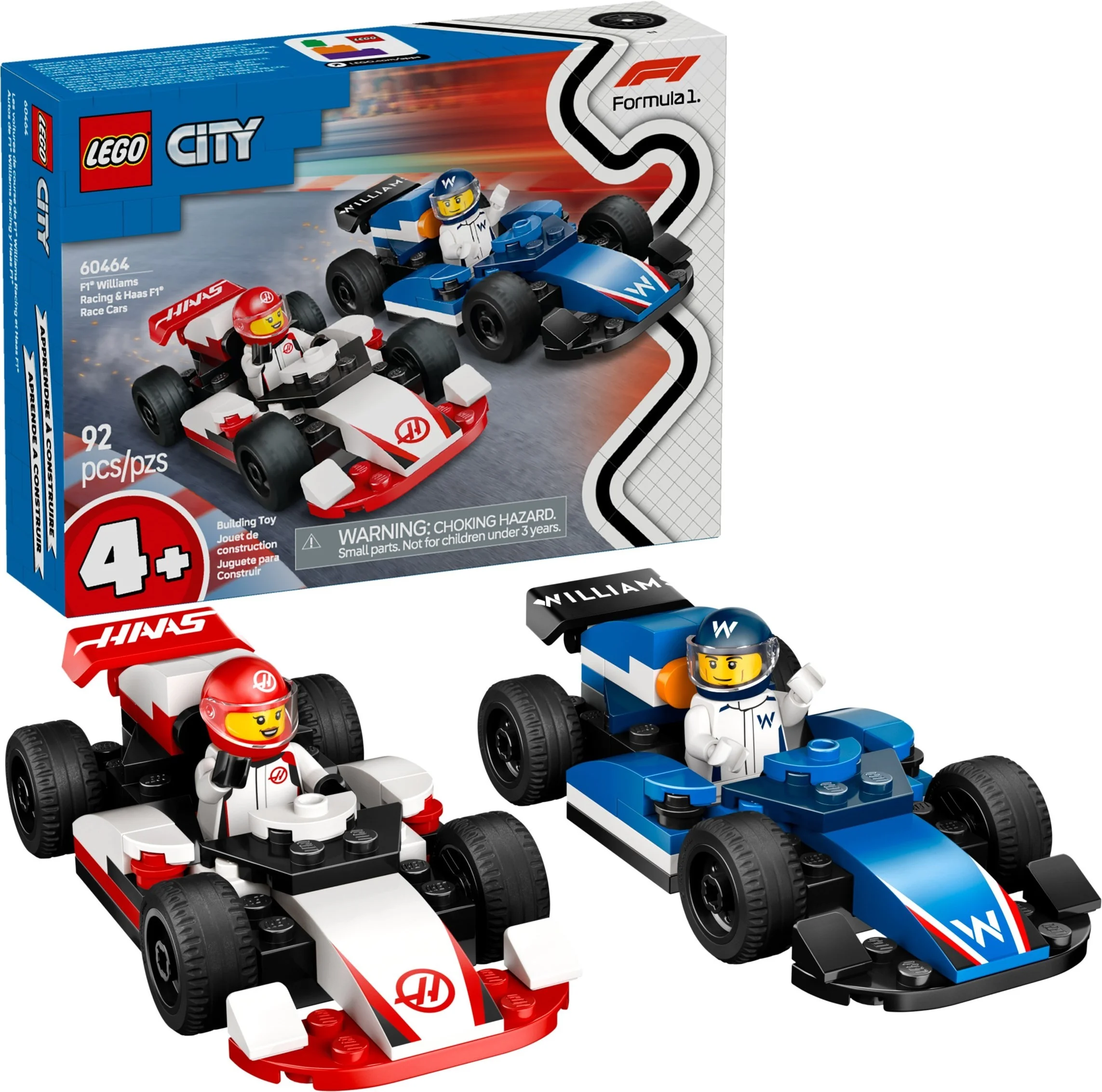 LEGO® 60464 F1 Bolidy Williams Racing i Haas F1 - zdjęcie 3
