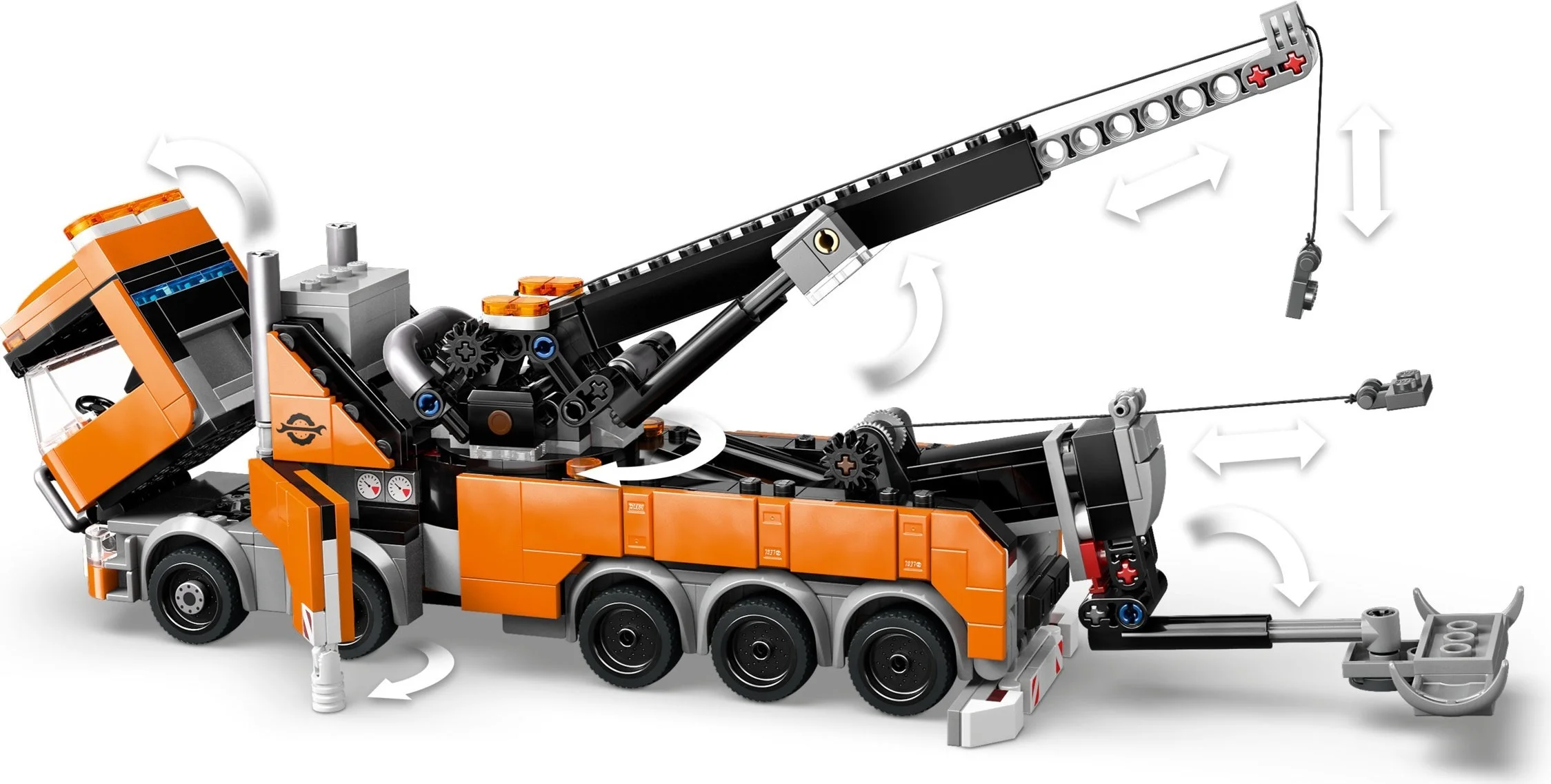 LEGO® 60467 Wóz holowniczy z dźwigiem - zdjęcie 11