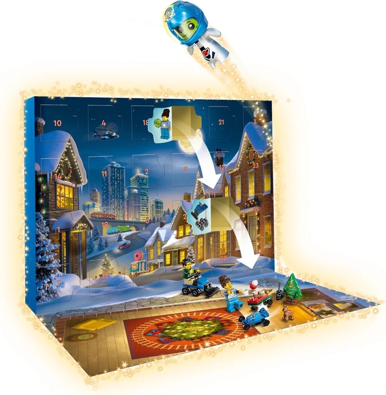LEGO® 60475 Kalendarz adwentowy 2025 Figurki Mikołaj Bałwan Święta - zdjęcie 5