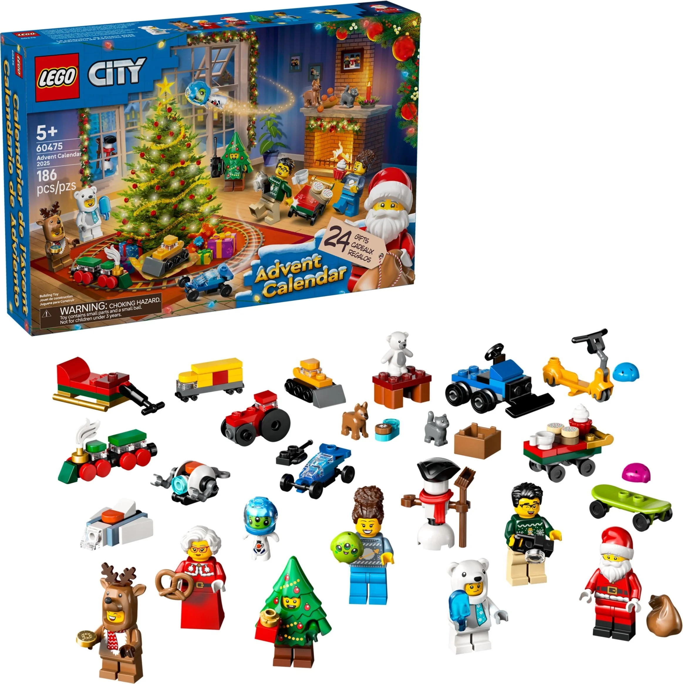 LEGO® 60475 Kalendarz adwentowy 2025 Figurki Mikołaj Bałwan Święta - zdjęcie 7