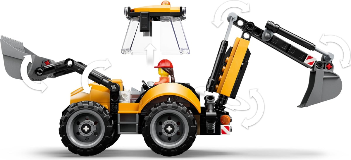 LEGO® 60480 Żółta koparko-ładowarka - zdjęcie 21