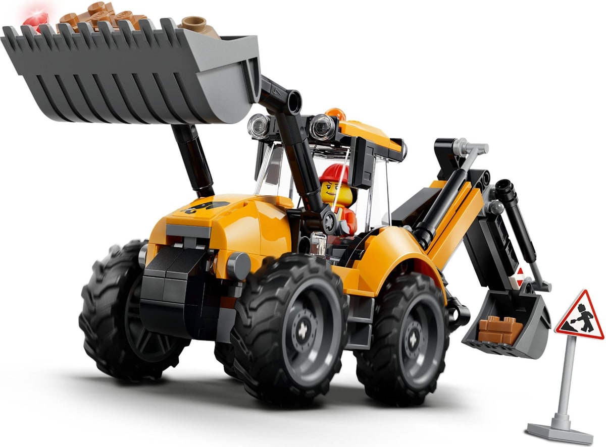 LEGO® 60480 Żółta koparko-ładowarka - zdjęcie 15