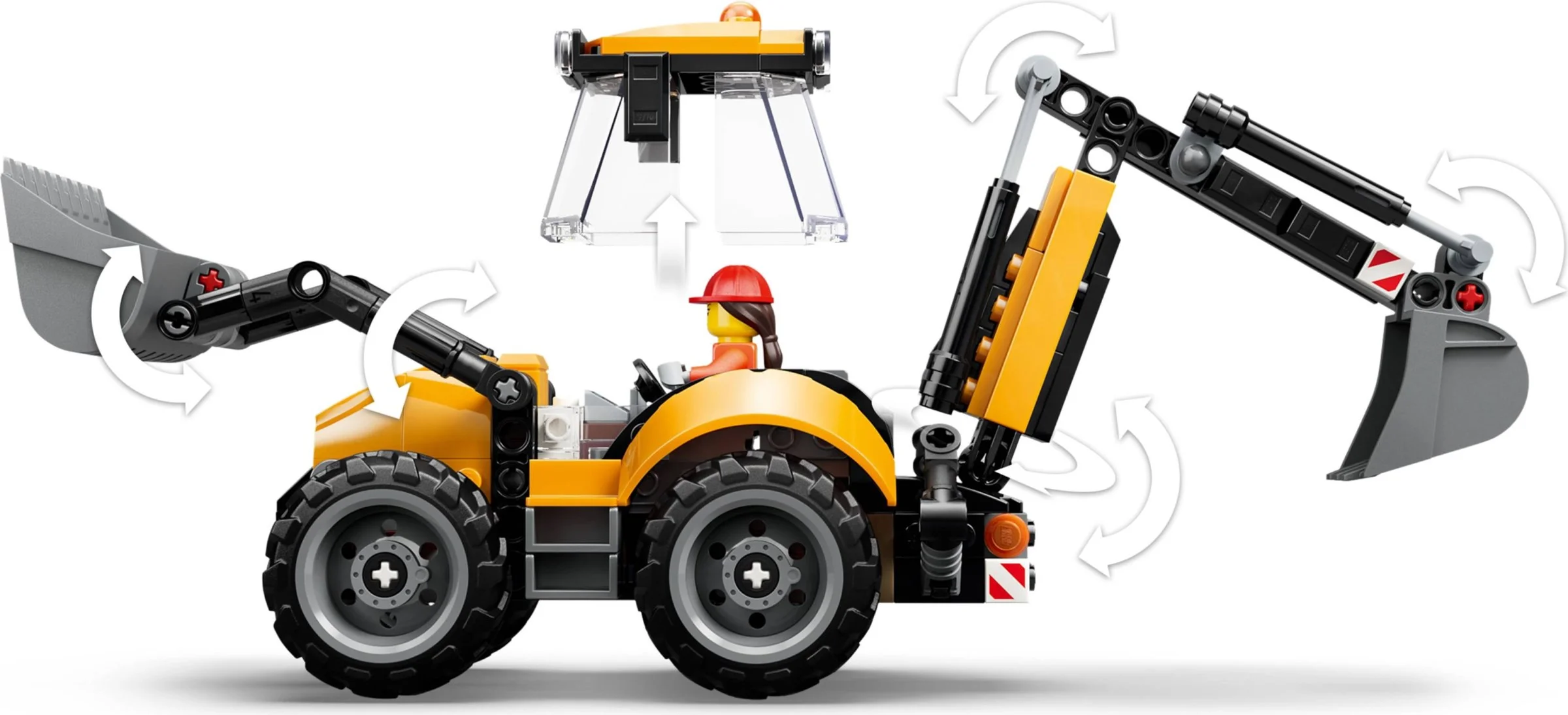LEGO® 60480 Żółta koparko-ładowarka - zdjęcie 20