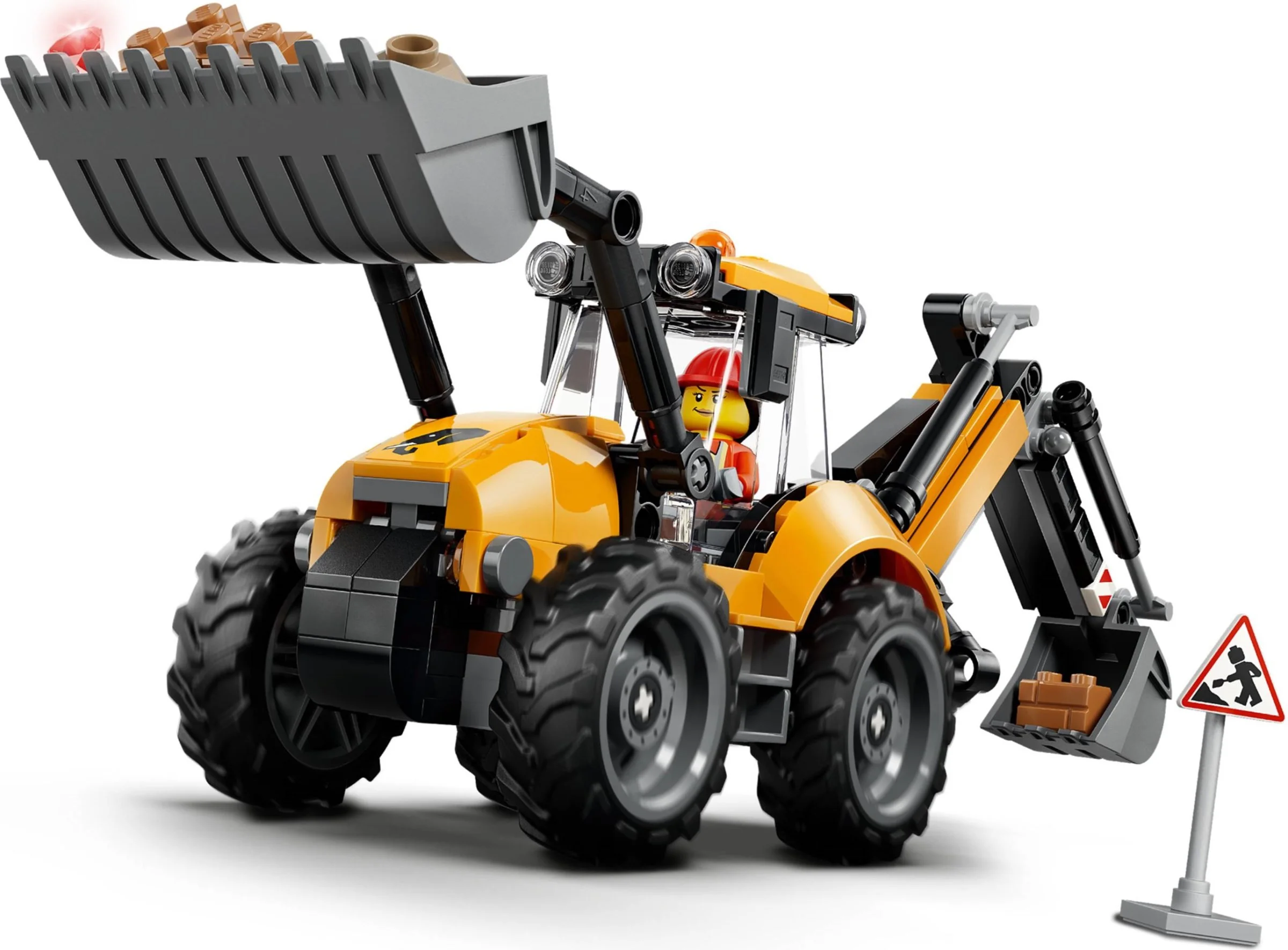 LEGO® 60480 Żółta koparko-ładowarka - zdjęcie 14