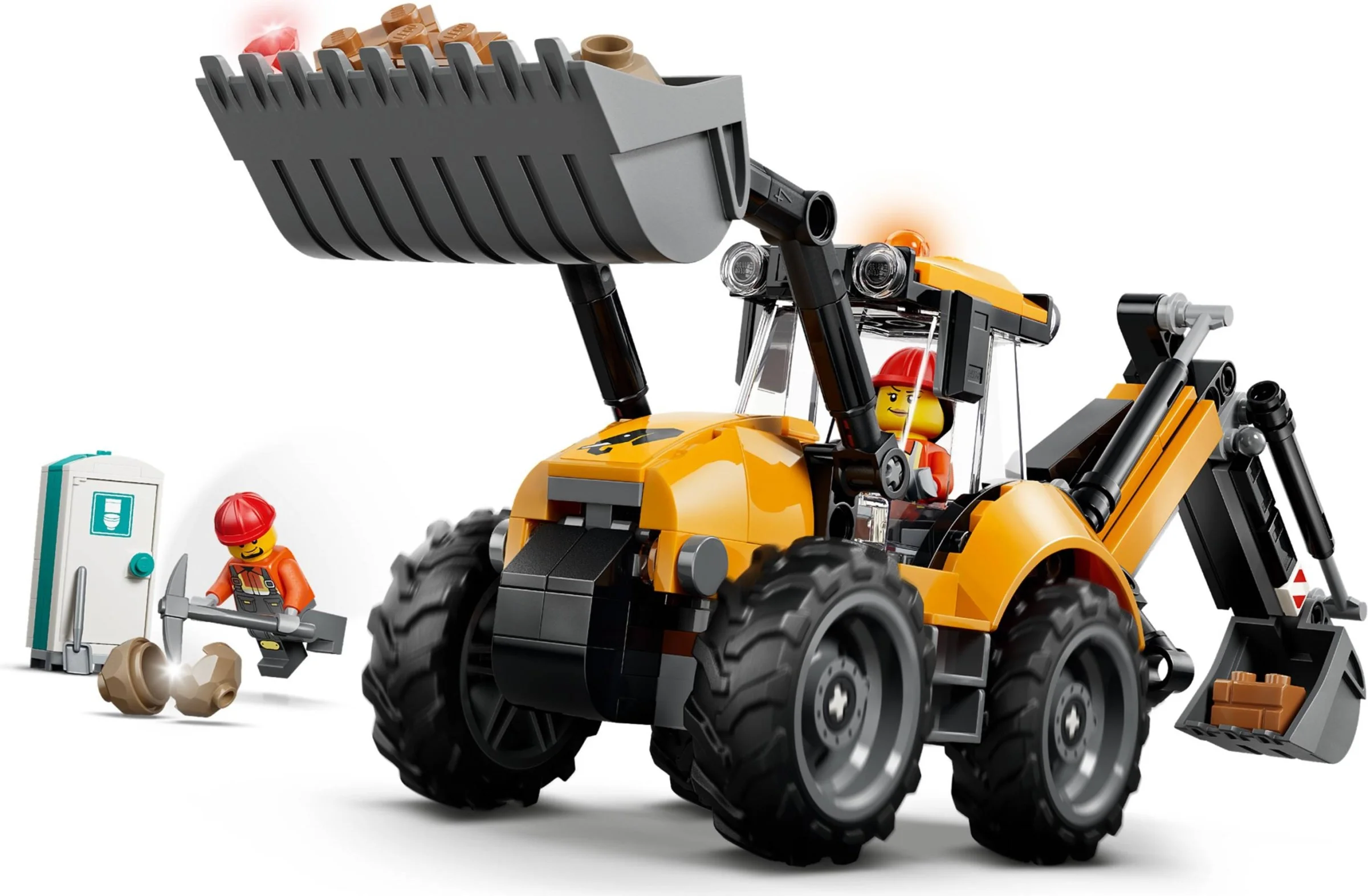 LEGO® 60480 Żółta koparko-ładowarka - zdjęcie 18